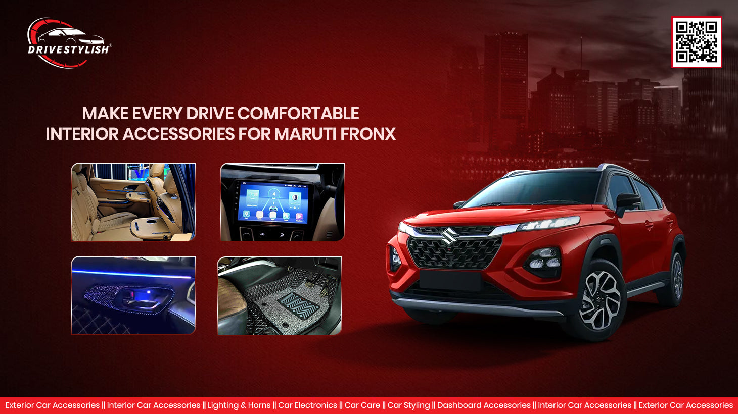 Make Every Drive Comfortable: Interior Accessories for Maruti Fronx