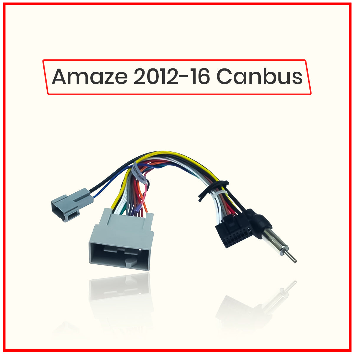 Honda Amaze 2016-2018 android stereo frame 9 inch With Socket and Canbus