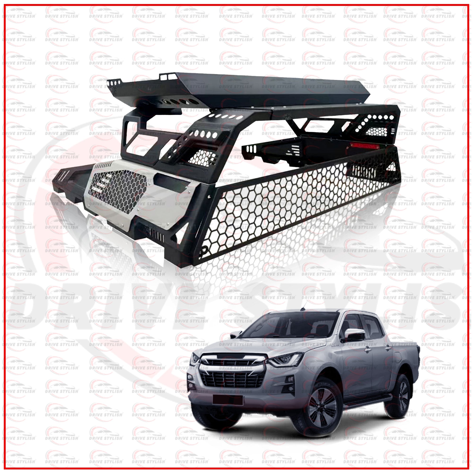 Aero Roll Bar With Carrier for Isuzu D-Max