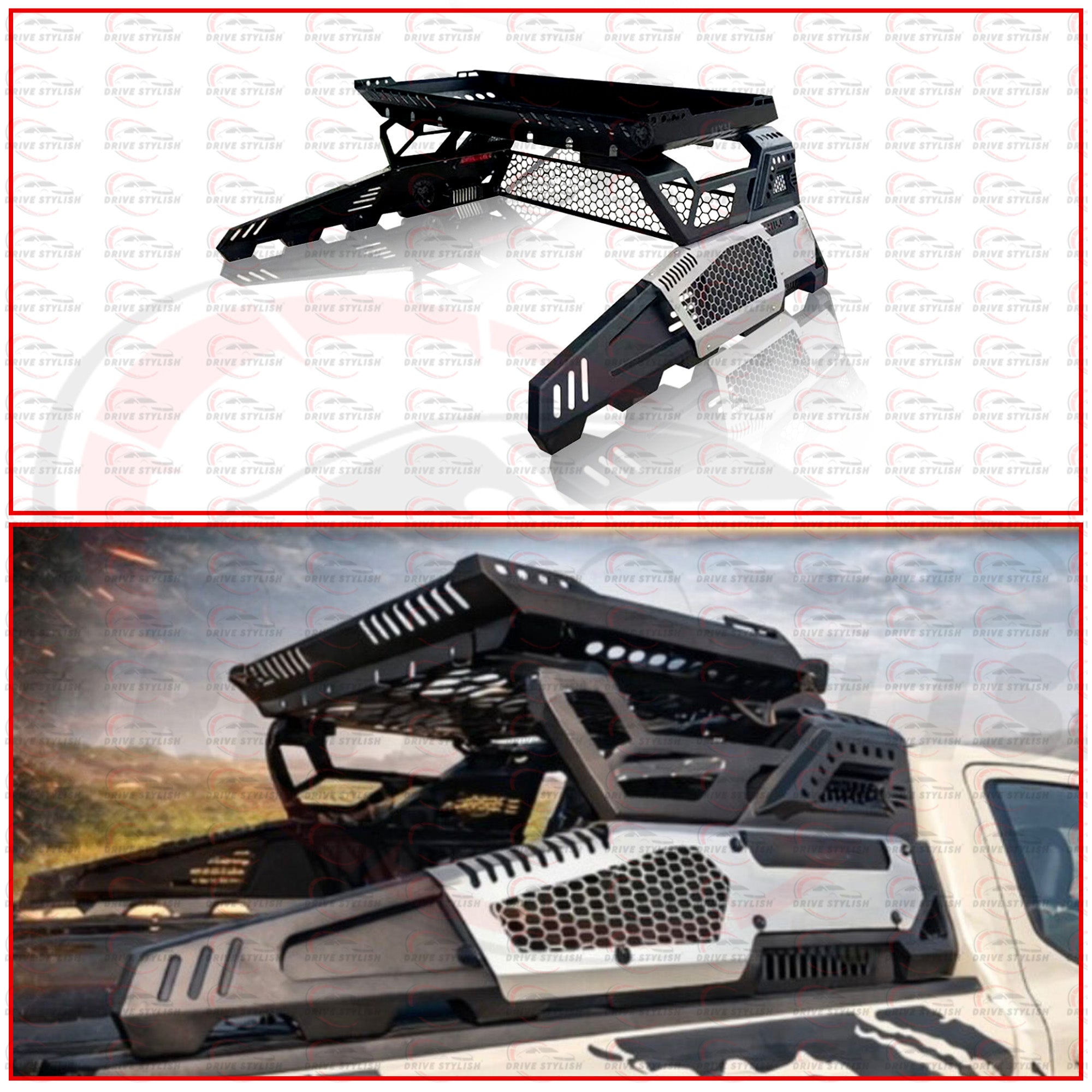Aero Roll Bar With Carrier for Isuzu D-Max