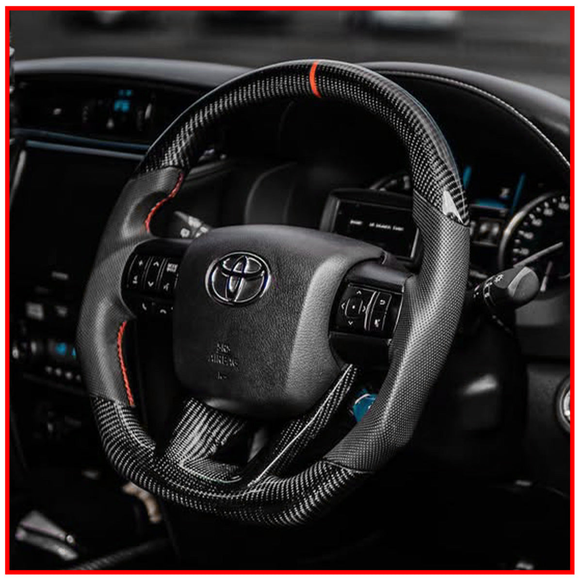 Carbon Copy Steering Wheel for Toyota Hilux