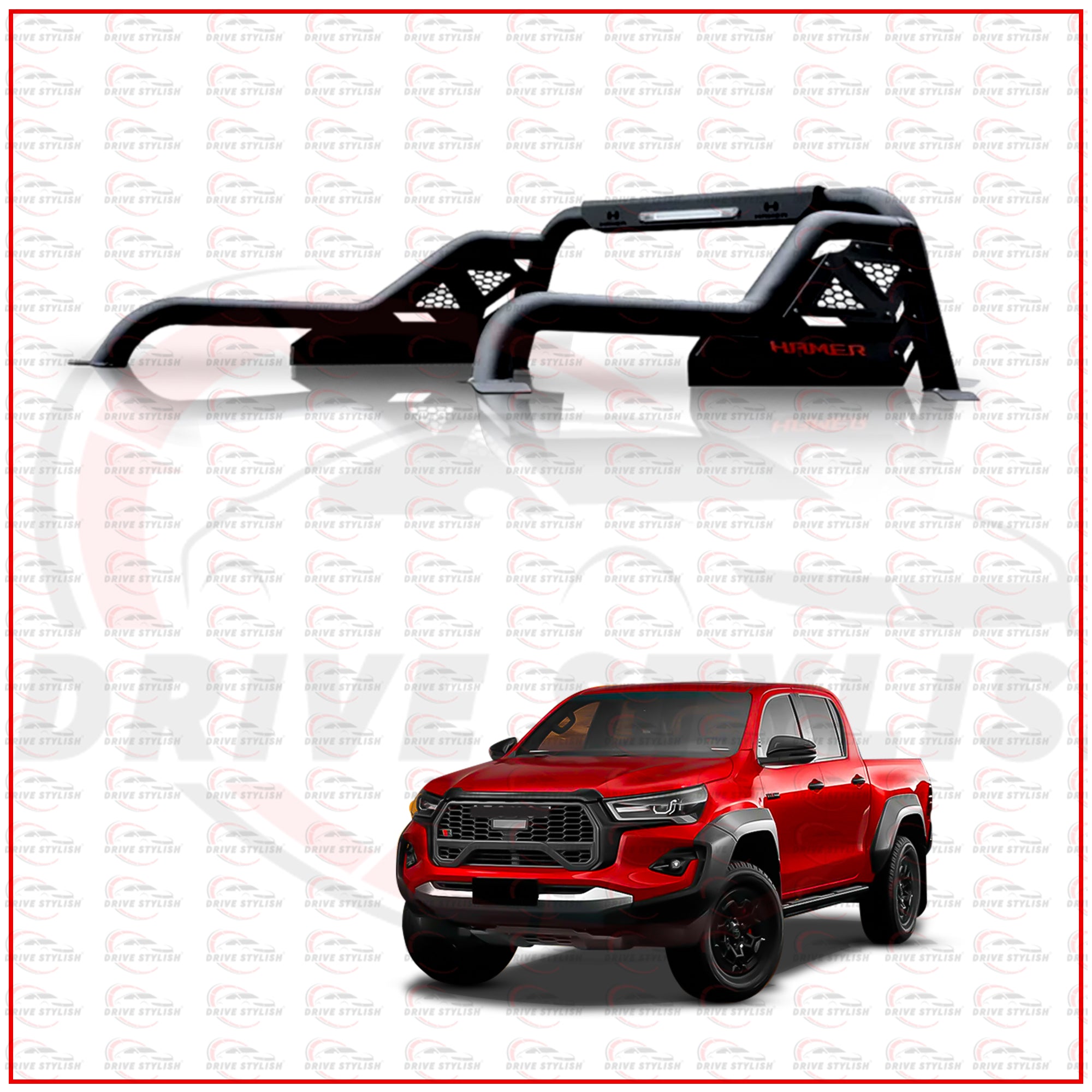Hamer Titanium Series Roll Bar for Toyota Hilux
