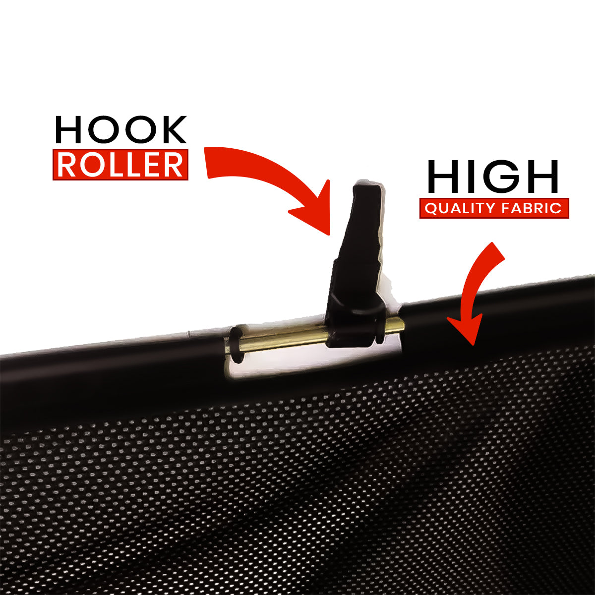 Vento Automatic window roller curtains | Car Roller Retractable Sun Shades