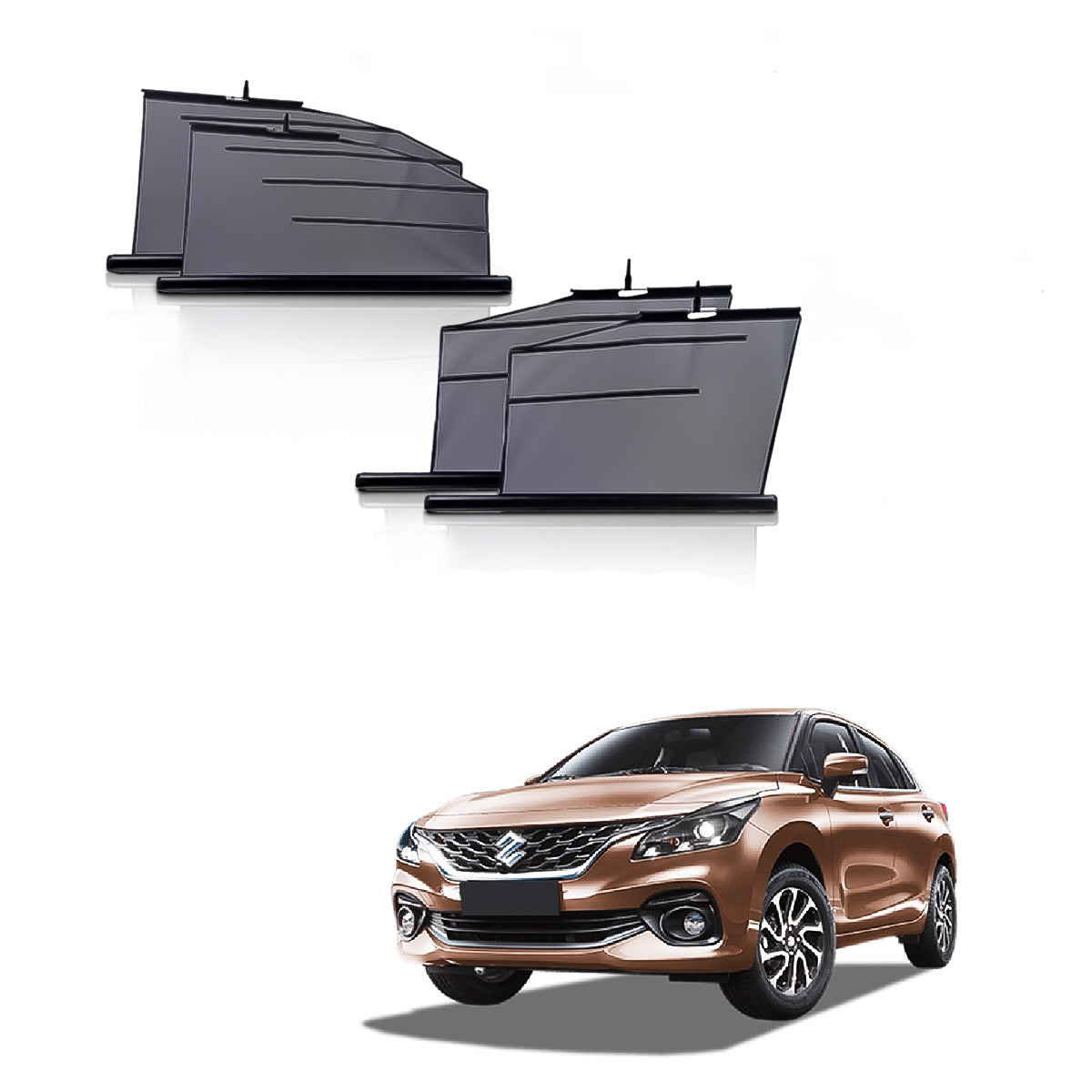 Maruti Baleno Automatic window roller curtains Car Roller Retractabl