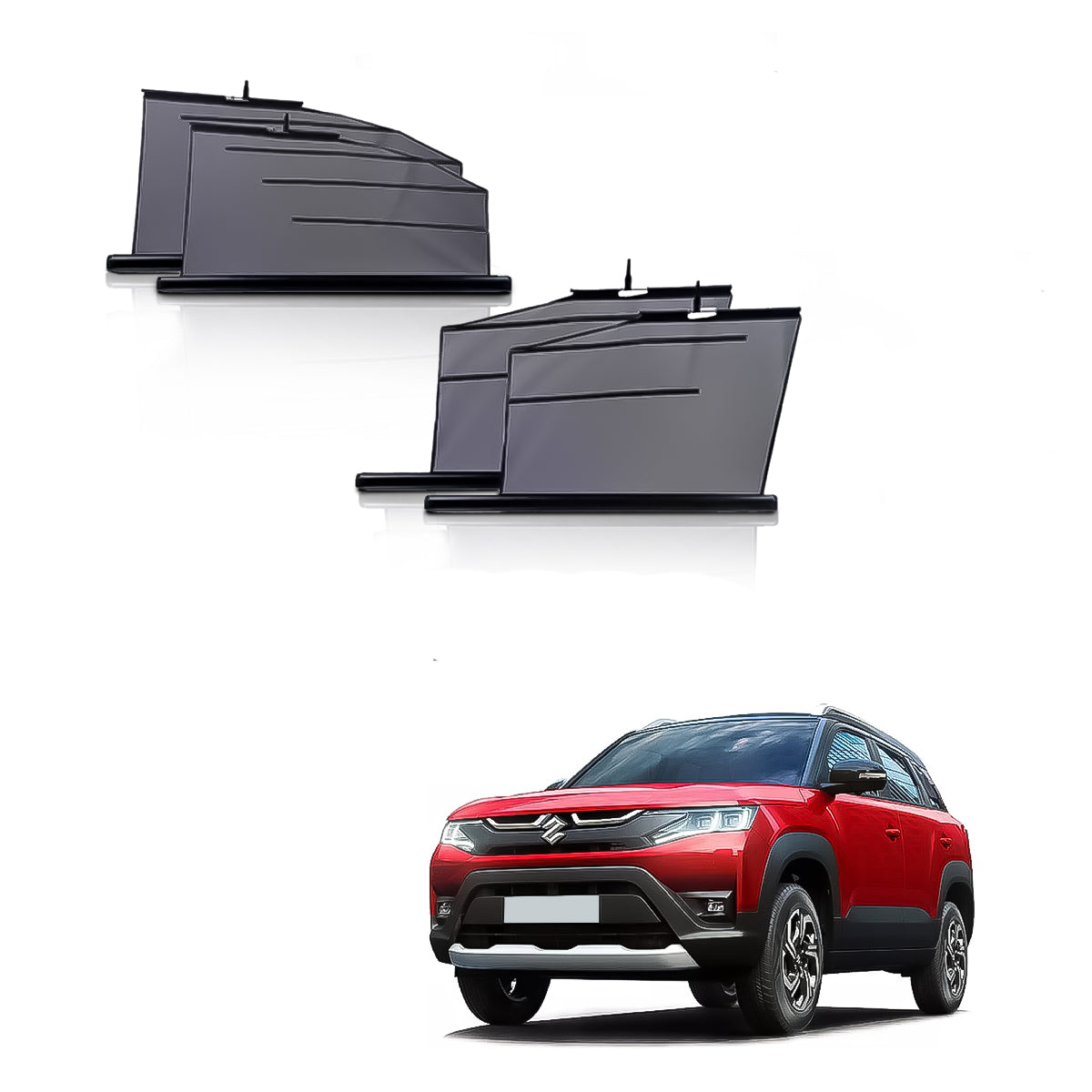 Maruti Ertiga 2018 Automatic window roller curtains | Car Roller Retractable Sun Shades