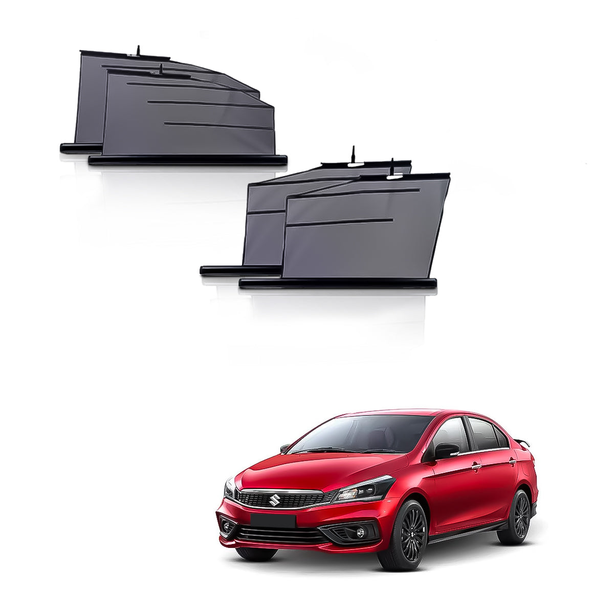 Ciaz Automatic window roller curtains | Car Roller Retractable Sun Shades