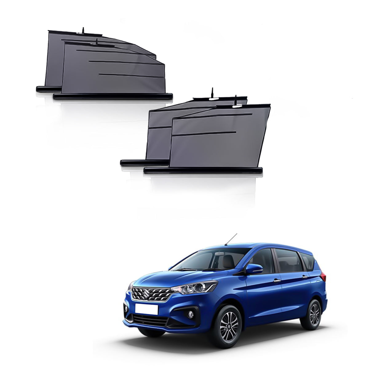 Maruti Ertiga 22 Automatic window roller curtains | Car Roller Retractable Sun Shades