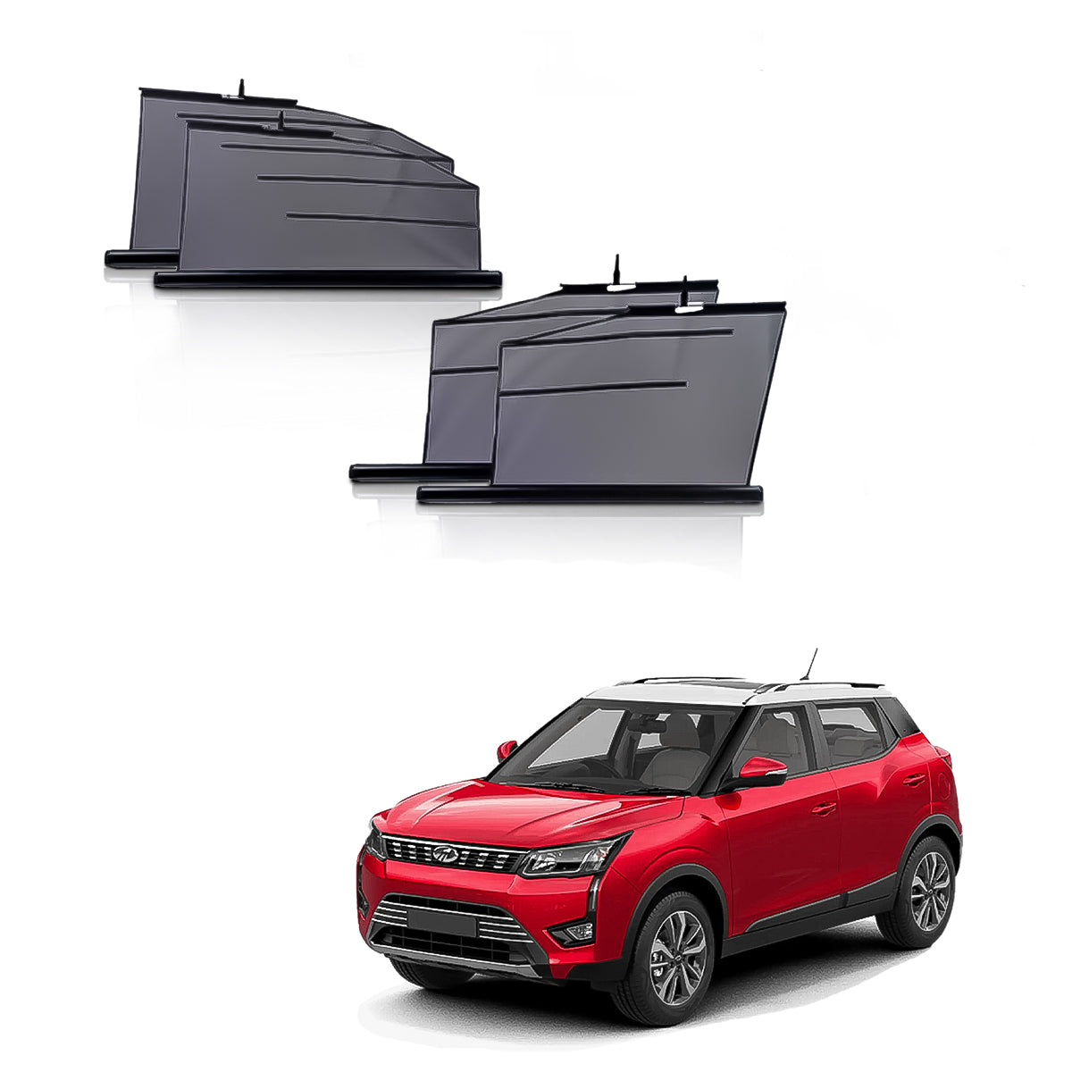Mahindra XUV 300 Automatic window roller curtains | Car Roller Retractable Sun Shades
