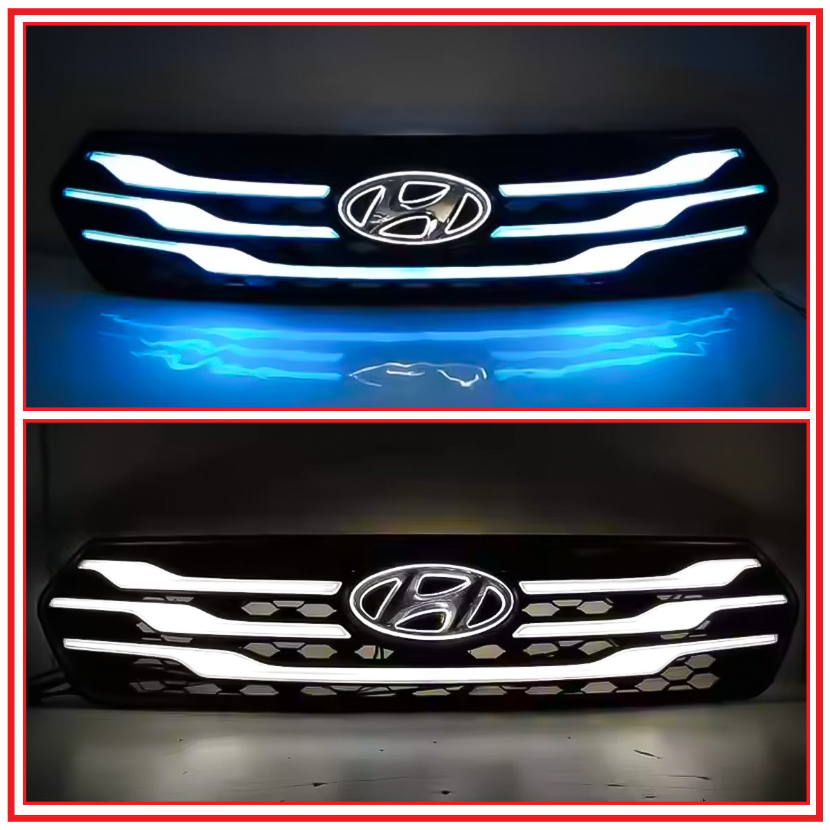 Creta 2016 Front Grill With LED Light