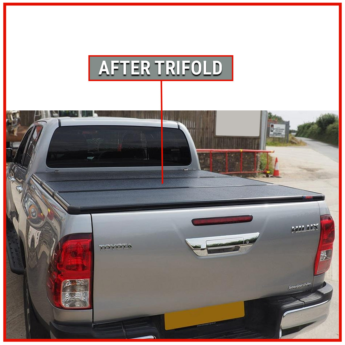 Toyota Hilux Tri fold cover | Aluminium cover