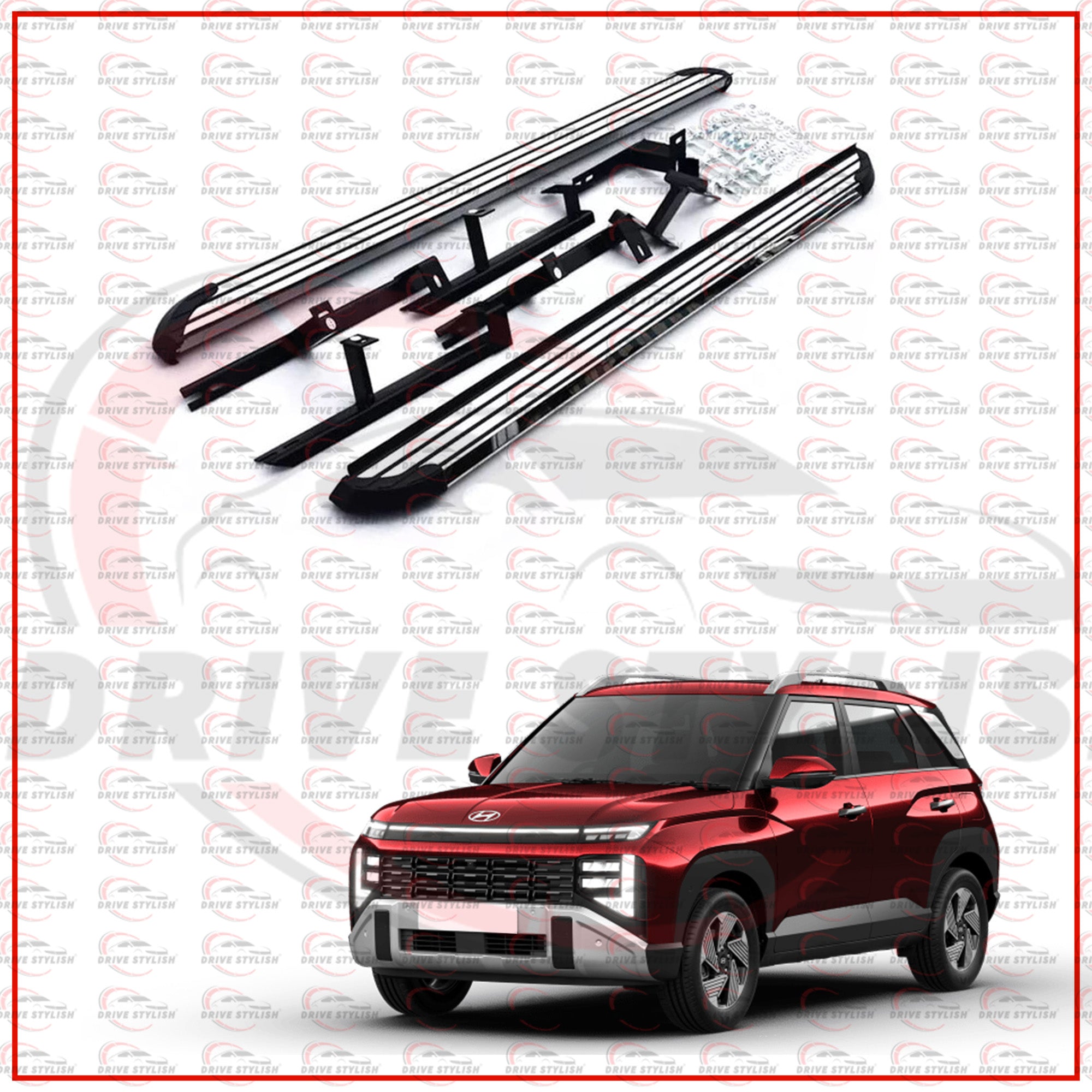 Side Foot Steppers for Hyundai Venue 2025 Onwards- Opal Design