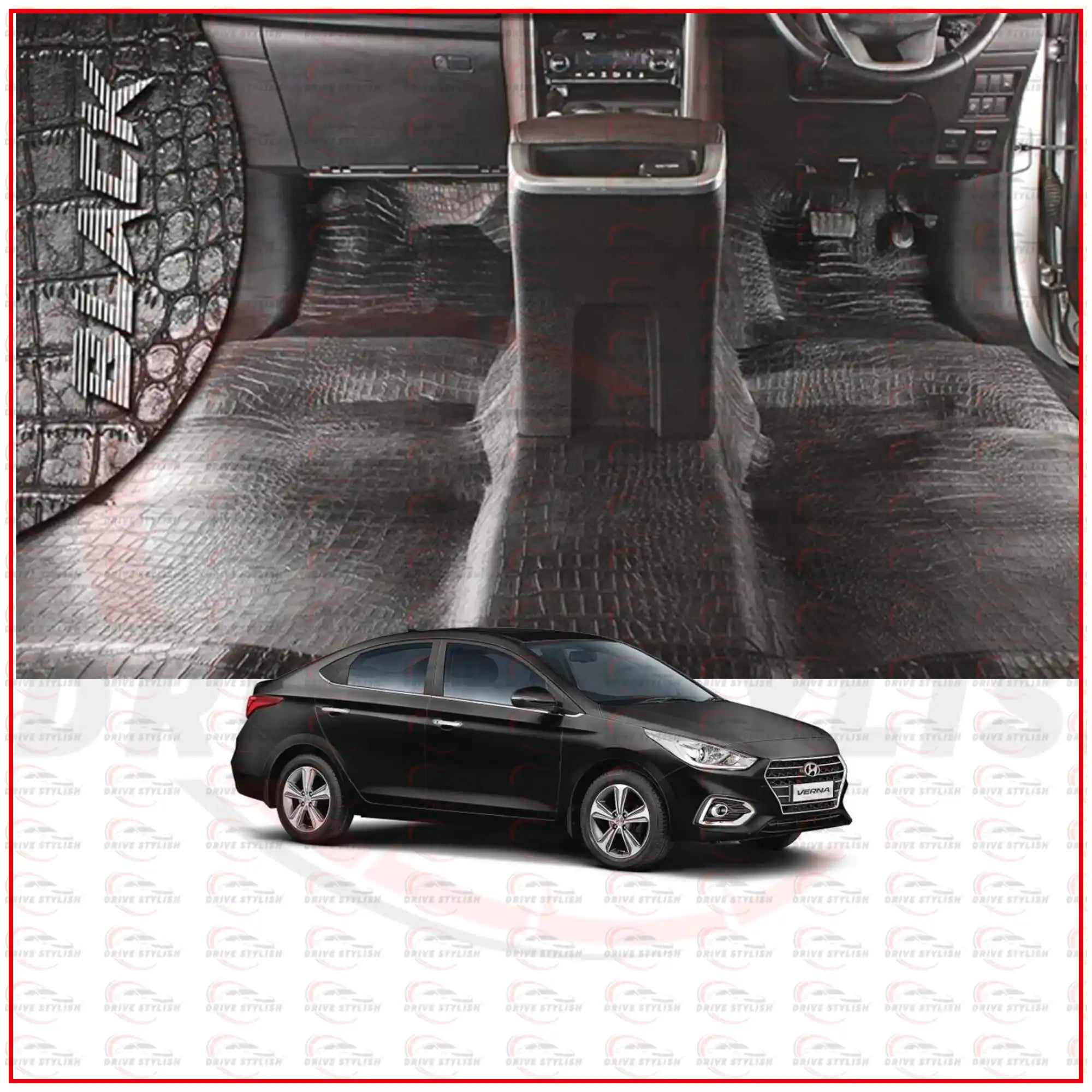 Car Flooring Lamination for Hyundai Verna 2012