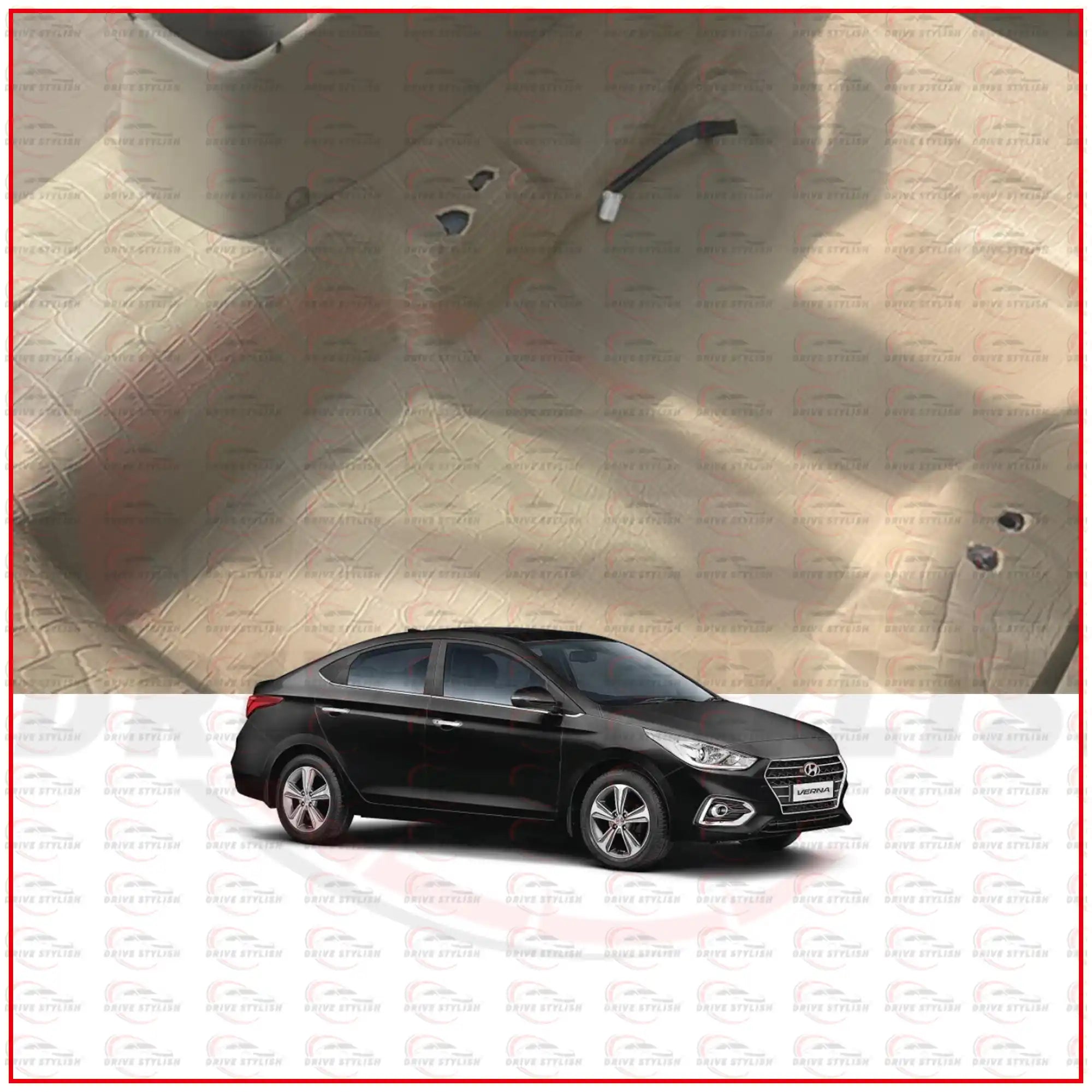 Car Flooring Lamination for Hyundai Verna 2012