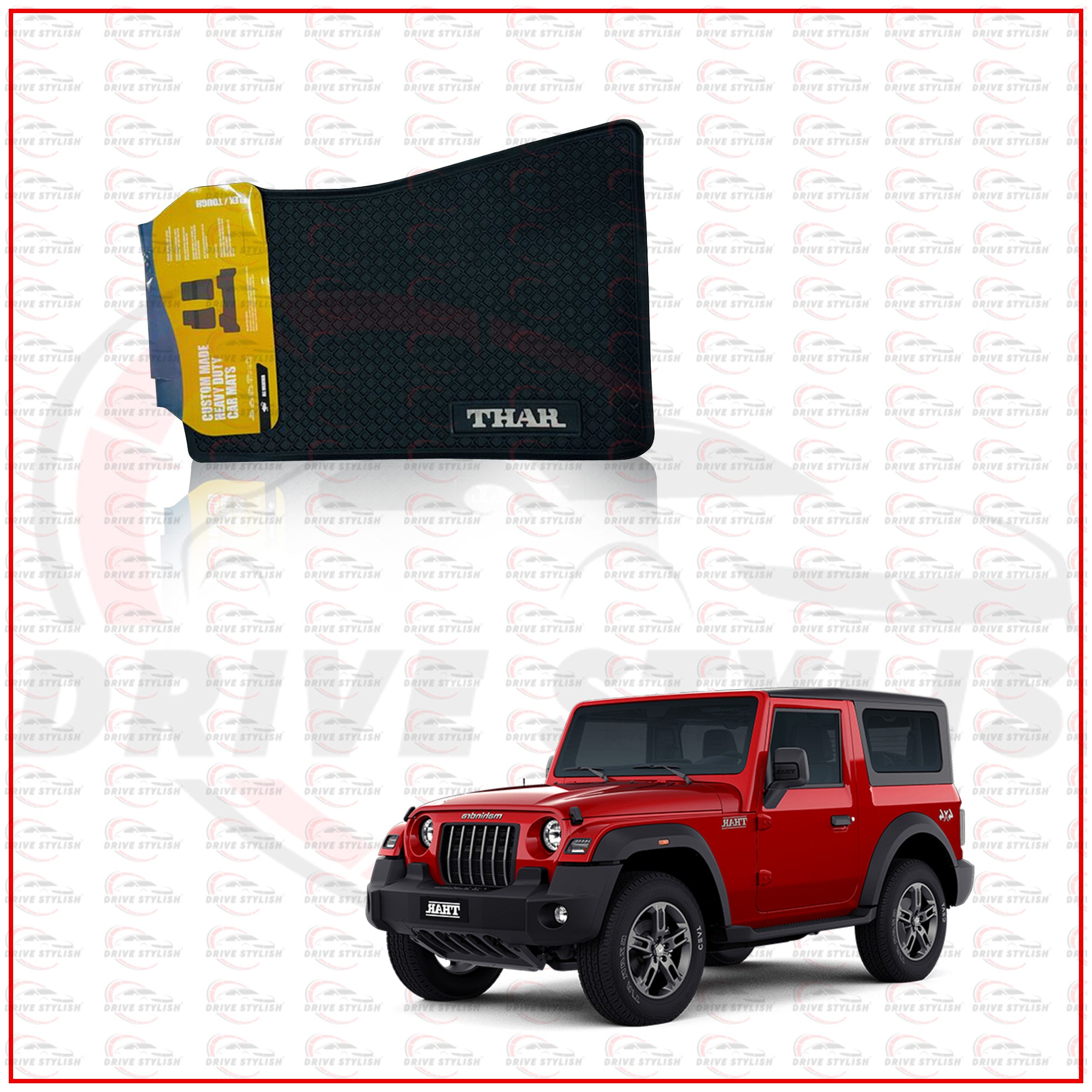 Mahindra Thar Rubber floor Mats