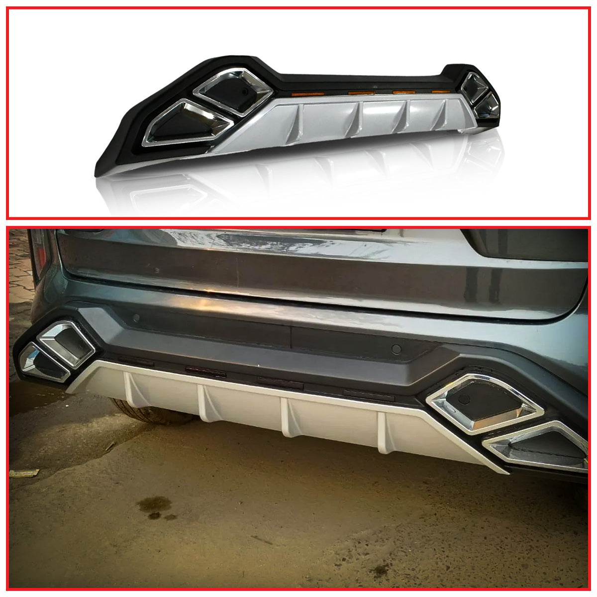 Grand Vitara Front And Rear Bumper Guard (Diffuser)