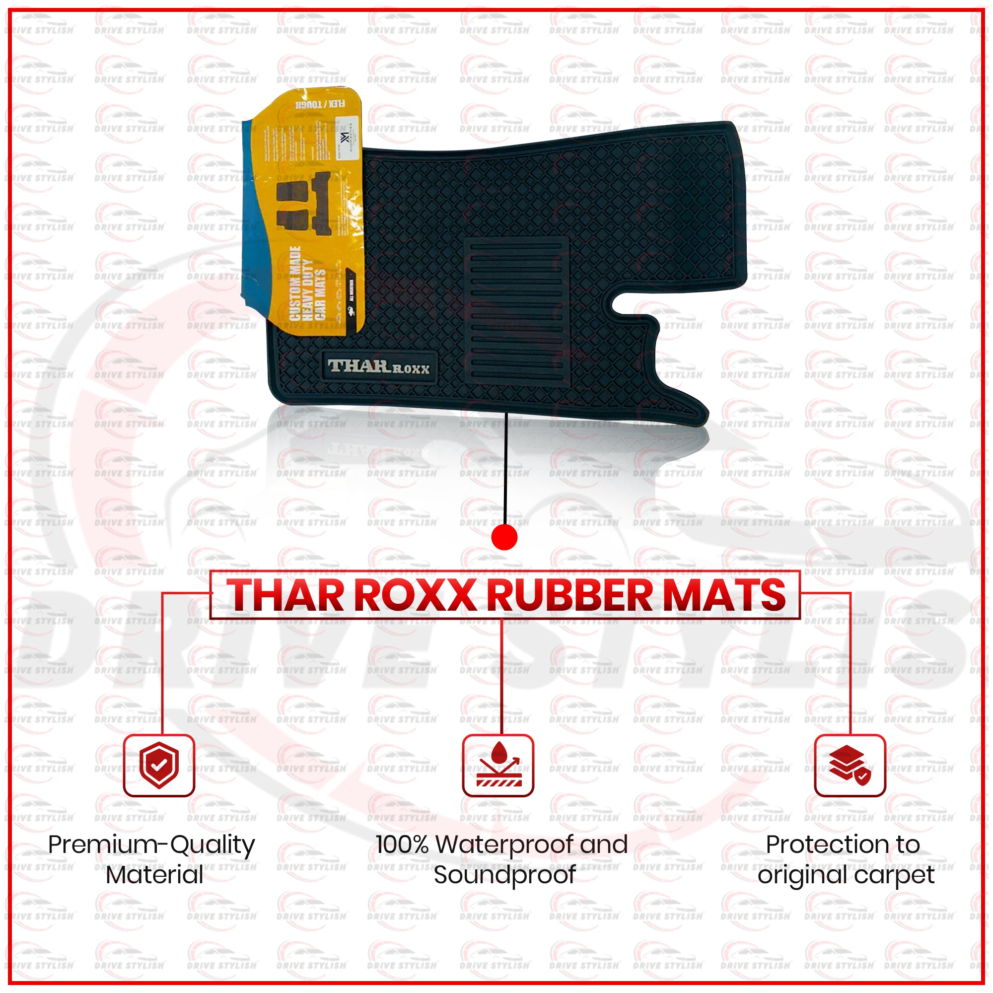 Mahindra Thar Roxx Rubber Mats