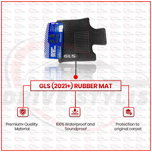 Mercedes-Benz GLS 2021 Onwards Waterproof Rubber Floor Mats