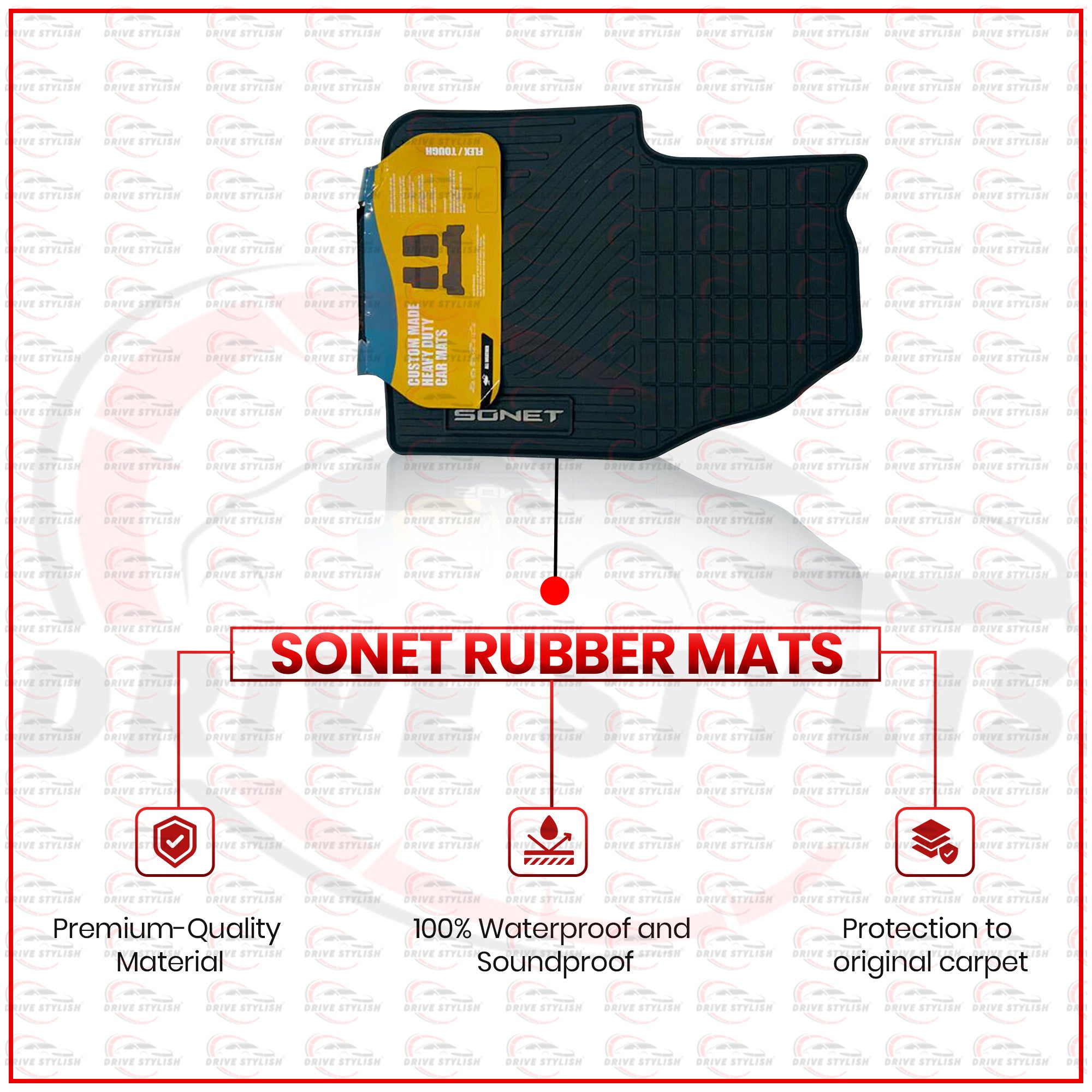 Kia Sonet Eco-friendly Rubber Mats