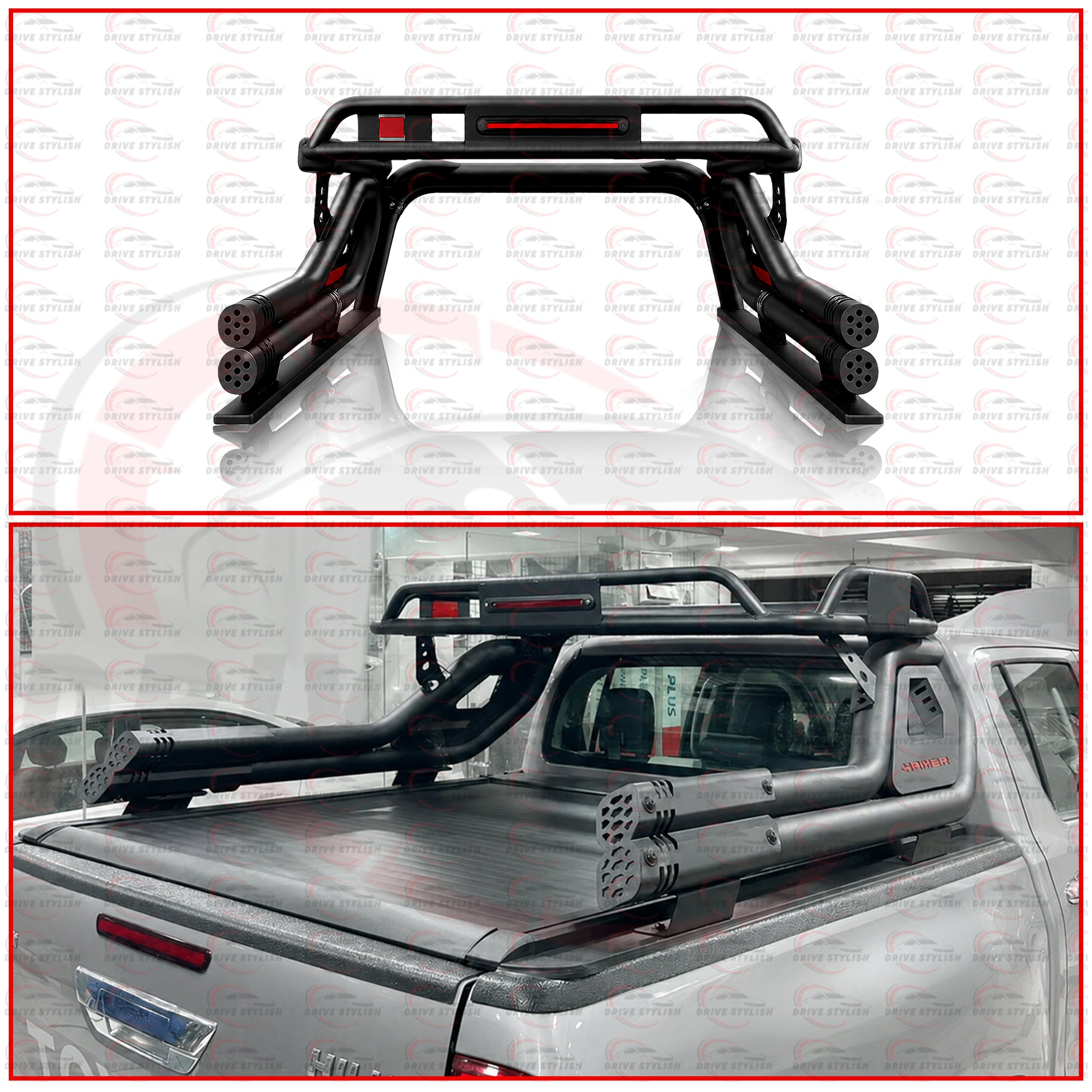 Isuzu D-Max Roll Bar with Lunar Carrier