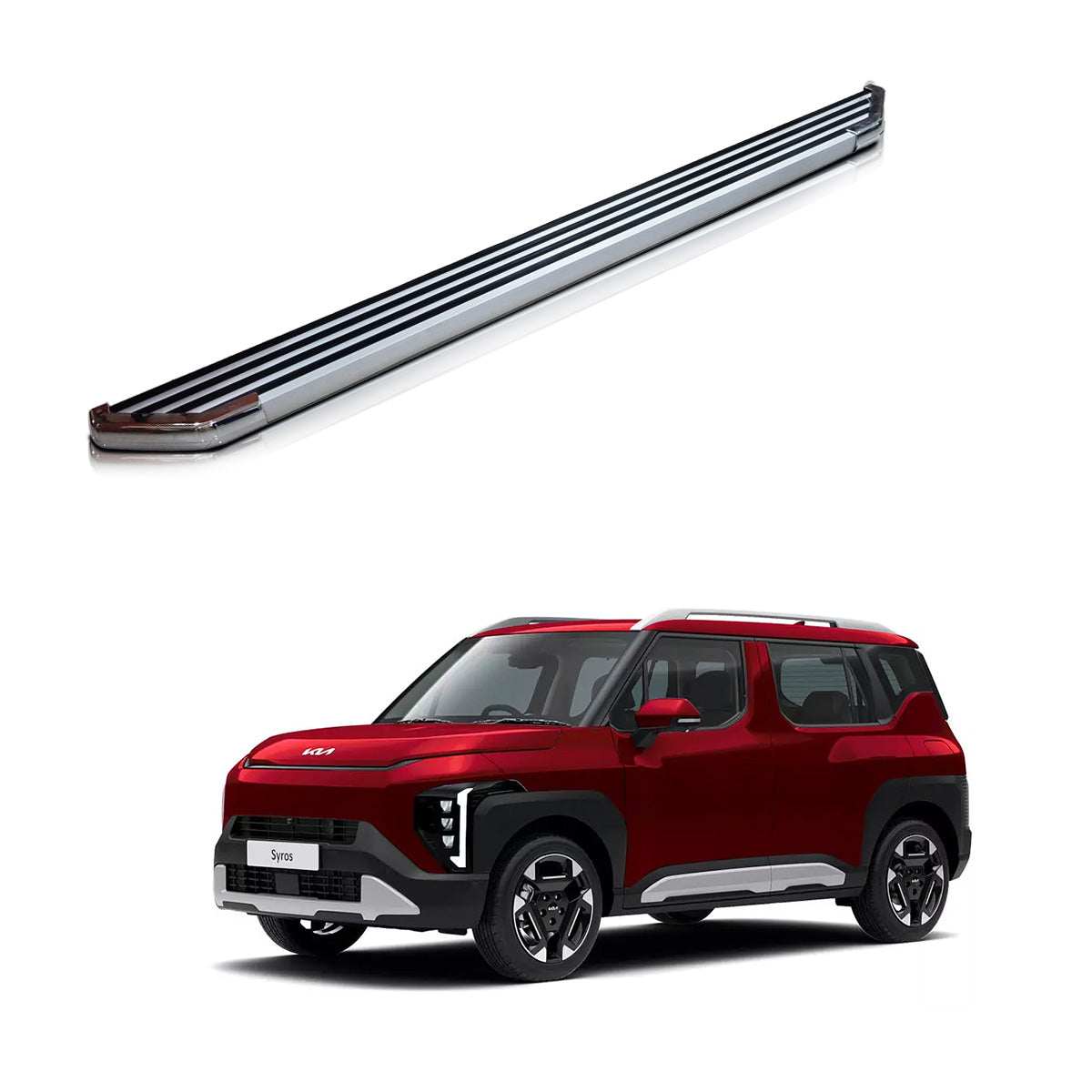 Kia Syros Running Board Zebra Design