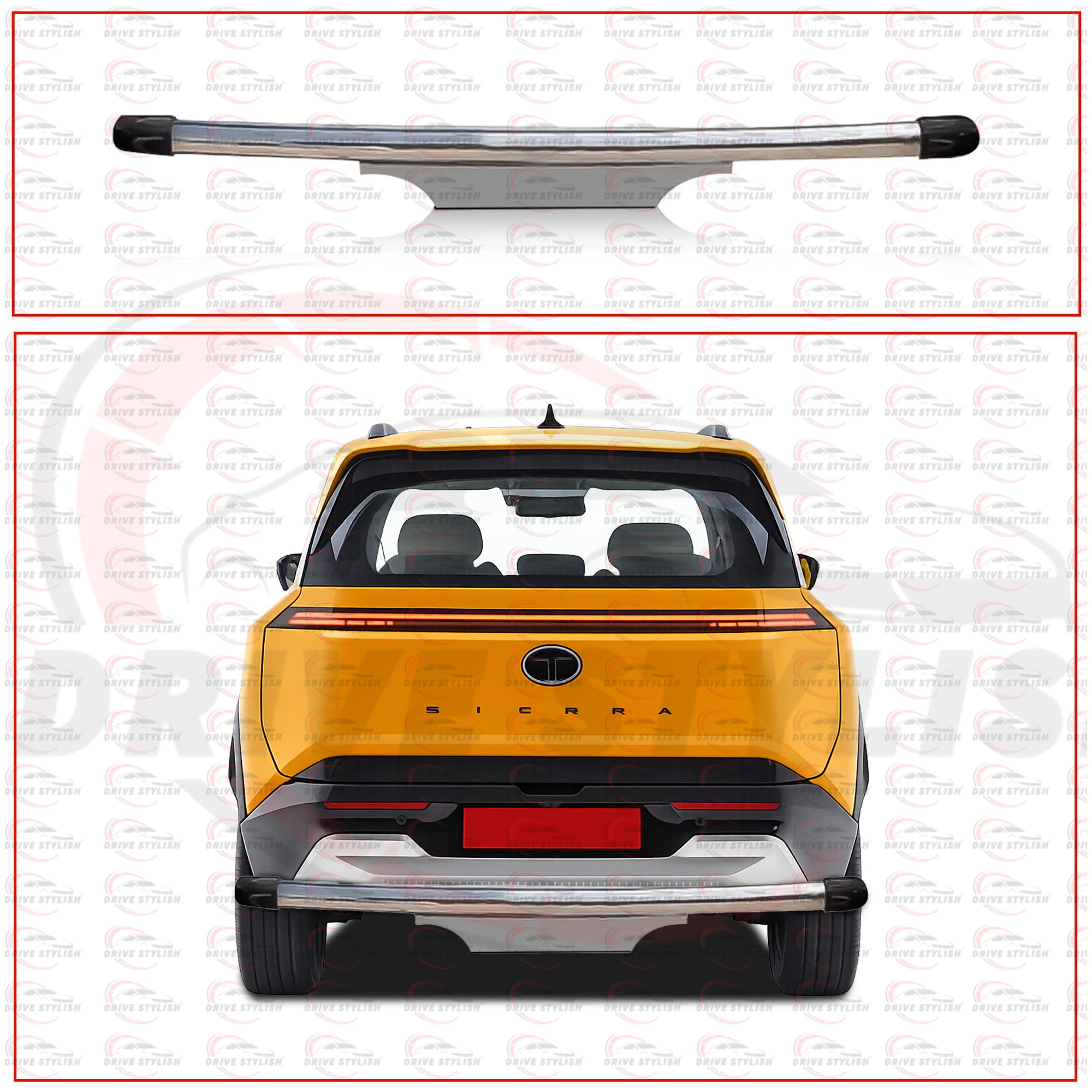 Rear Bumper Guard for Tata Sierra