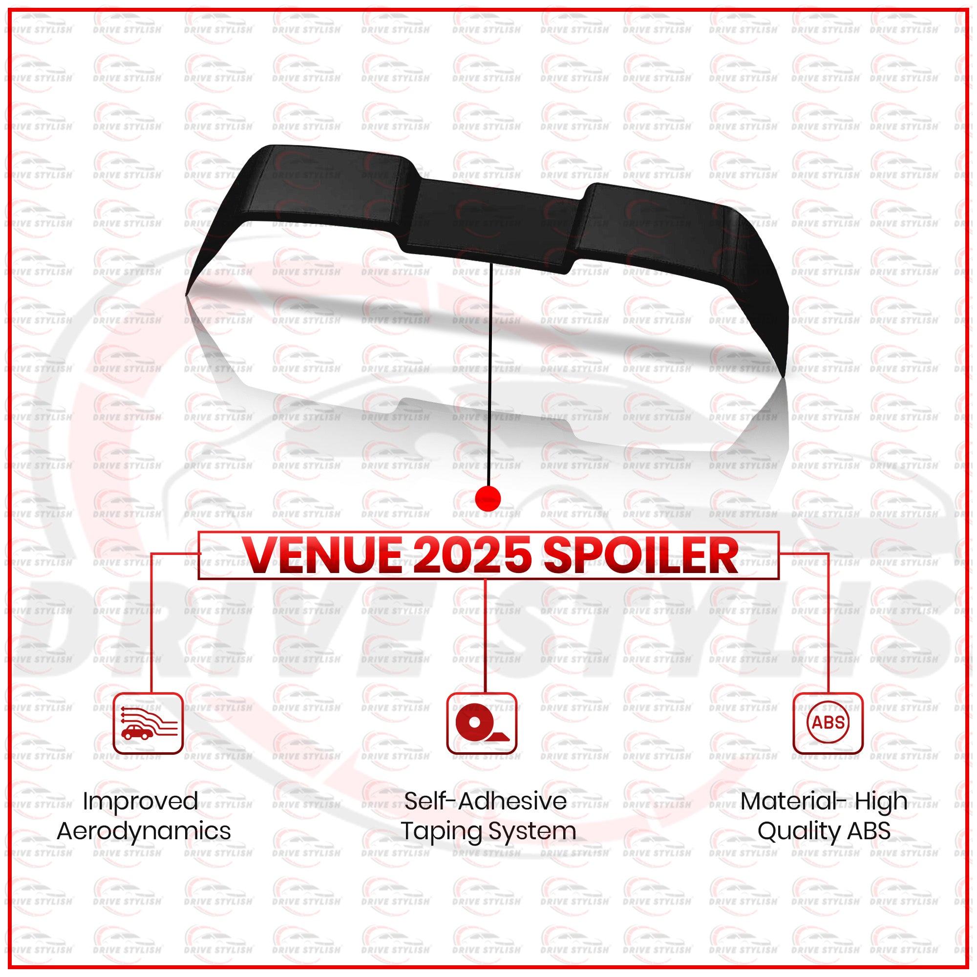 Roof Spoiler for Hyundai Venue 2025 Onwards