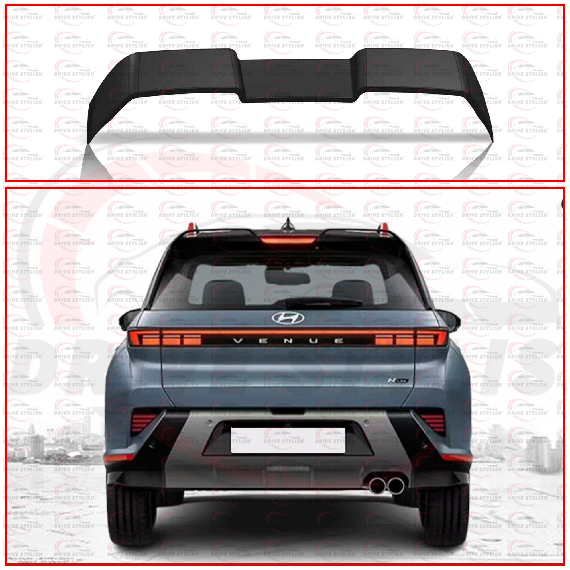 Roof Spoiler for Hyundai Venue 2025 Onwards