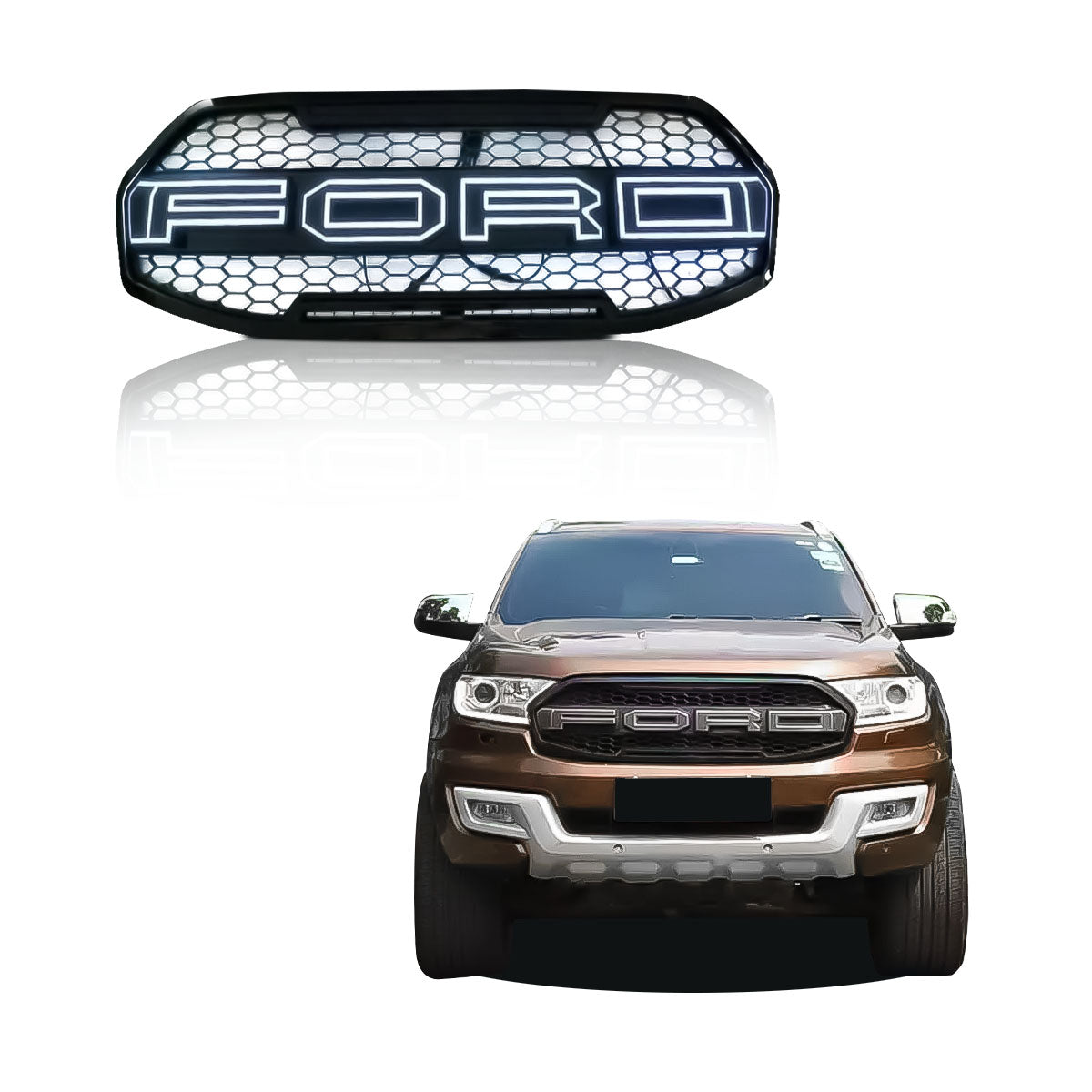 Endeavour Front Grill Alpha design With LED light