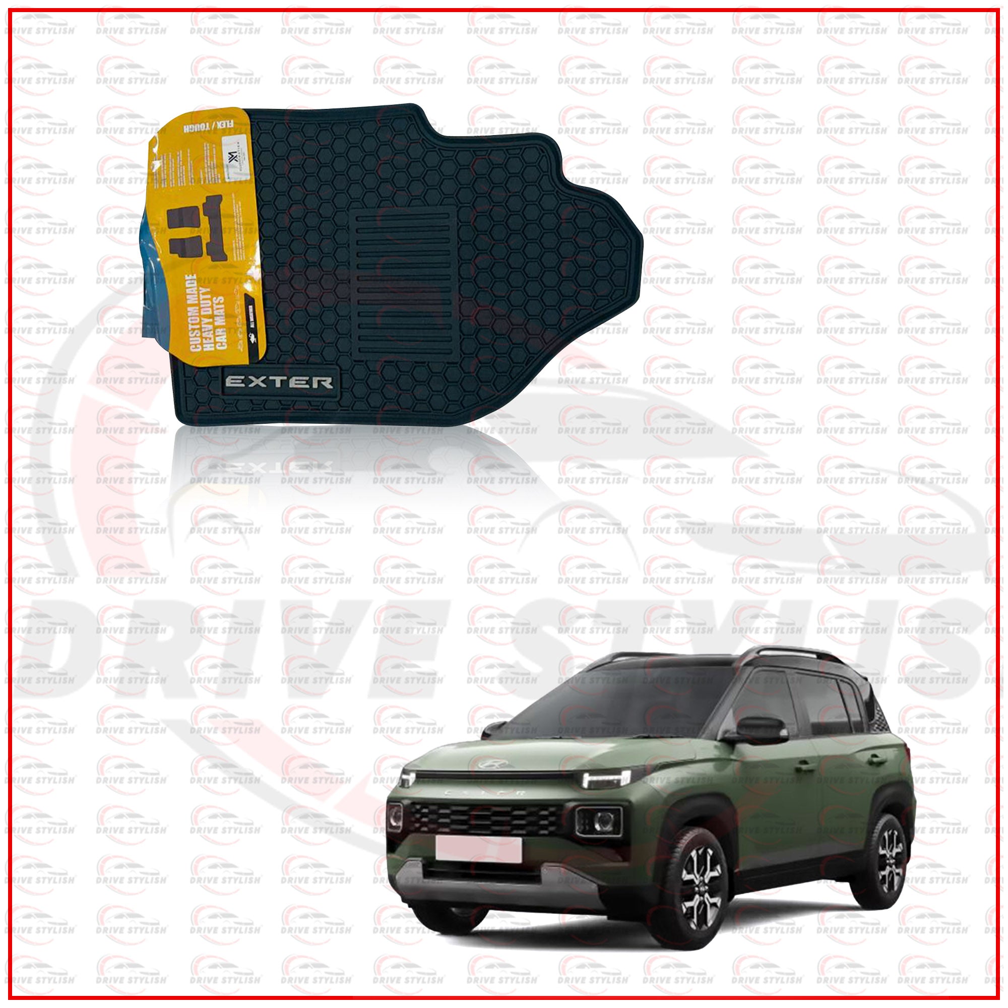 Hyundai Exter Waterproof Rubber Mats