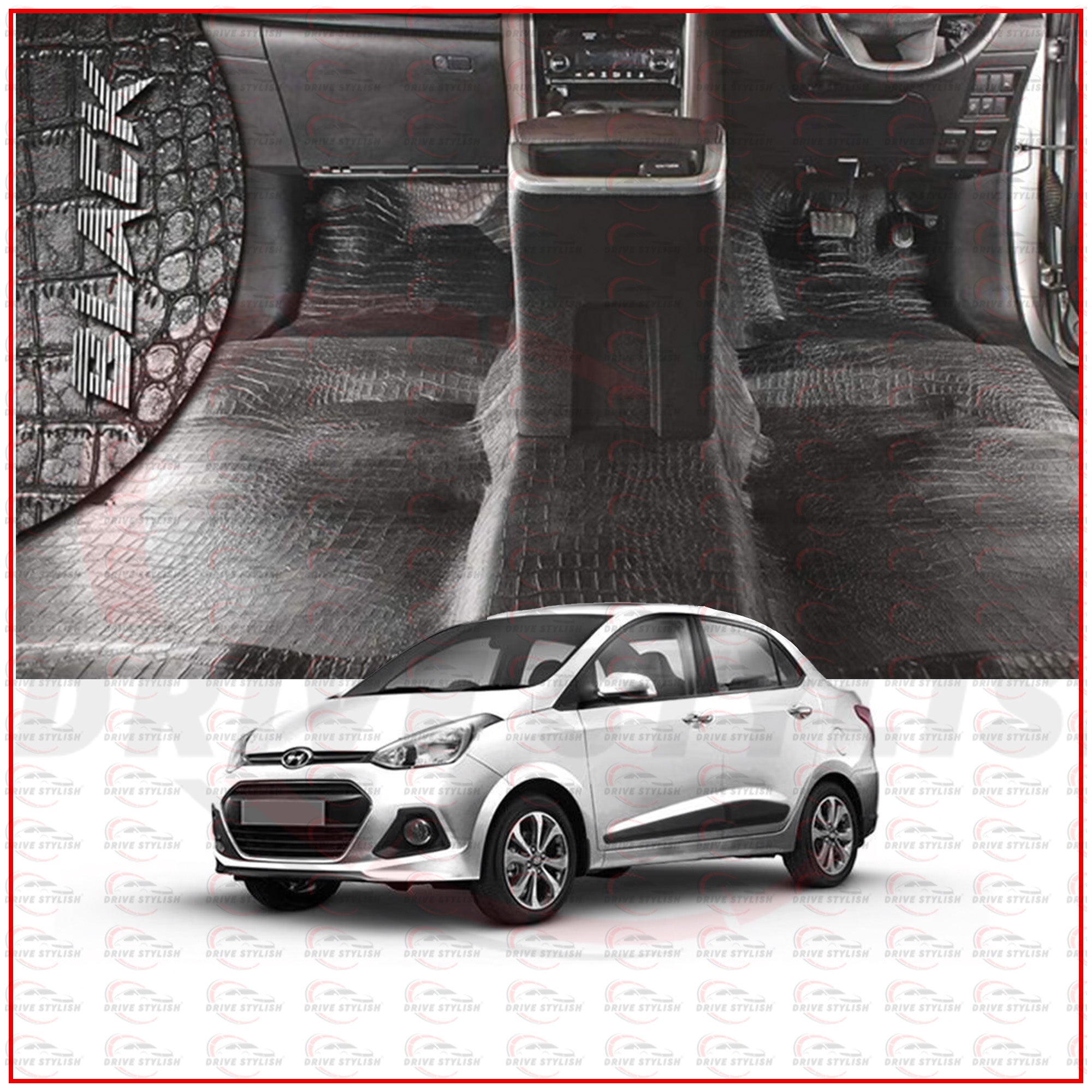 Car Flooring Lamination for Hyundai Xcent 2017