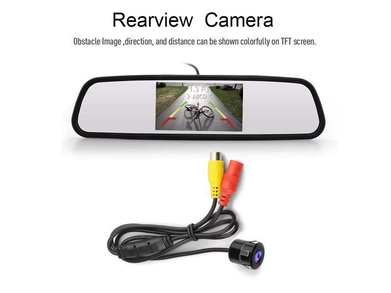 Rear View Camera with Mirror Screen