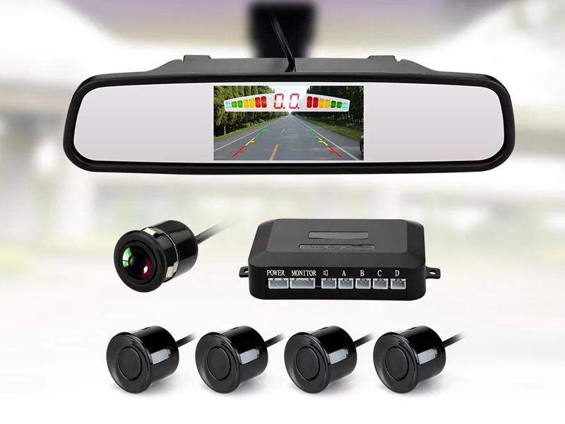 Rear View Camera with Sensor & Mirror Screen