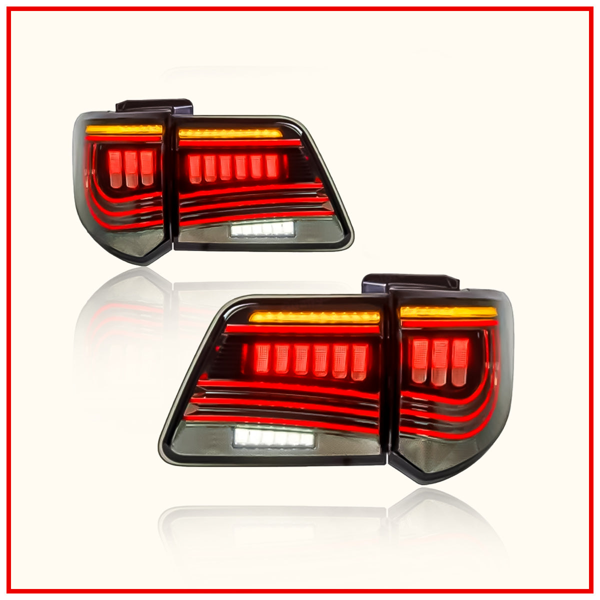 Fortuner 2012–2015 Dodge-Style LED Taillights