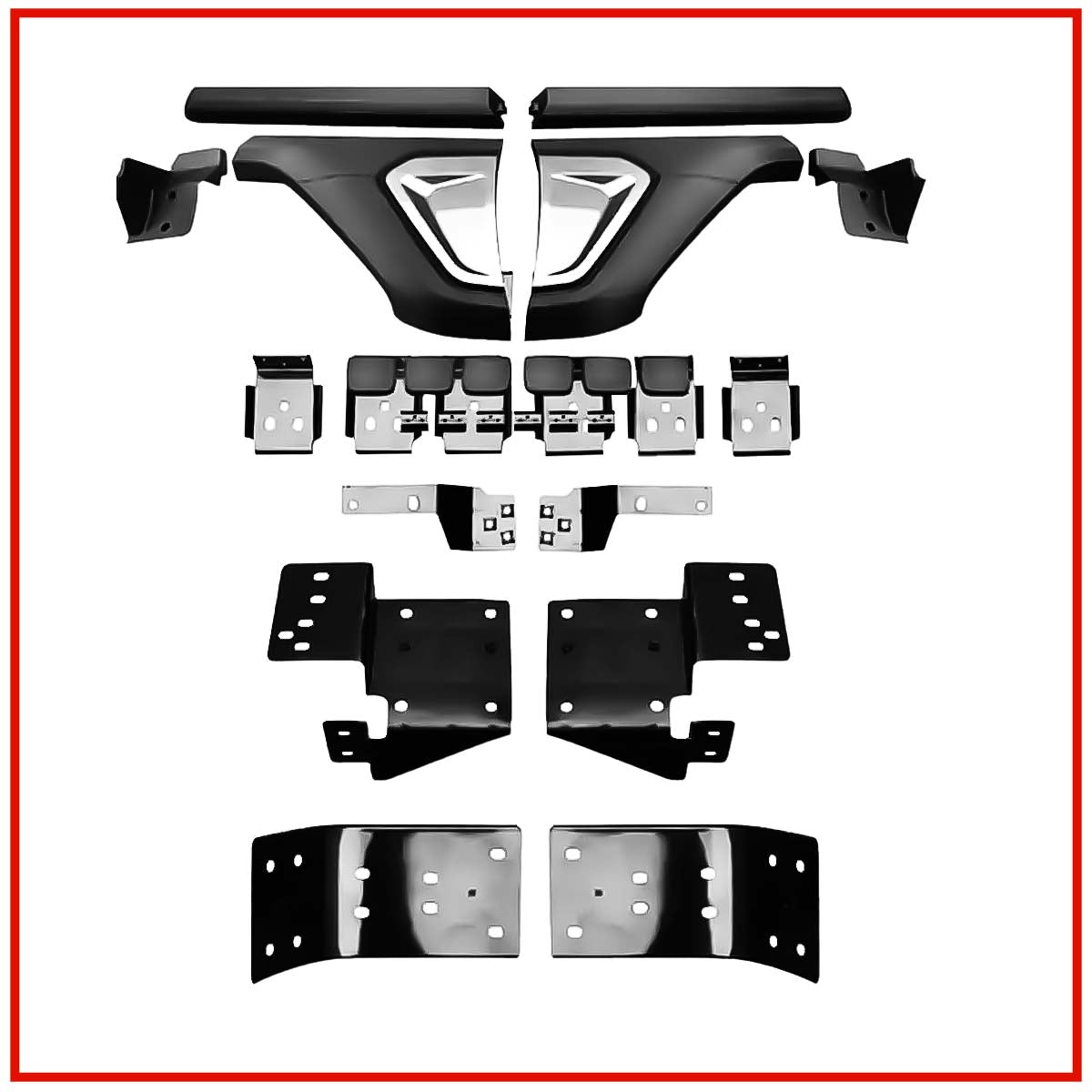 Toyota Hilux Roll Bar | ABS Black