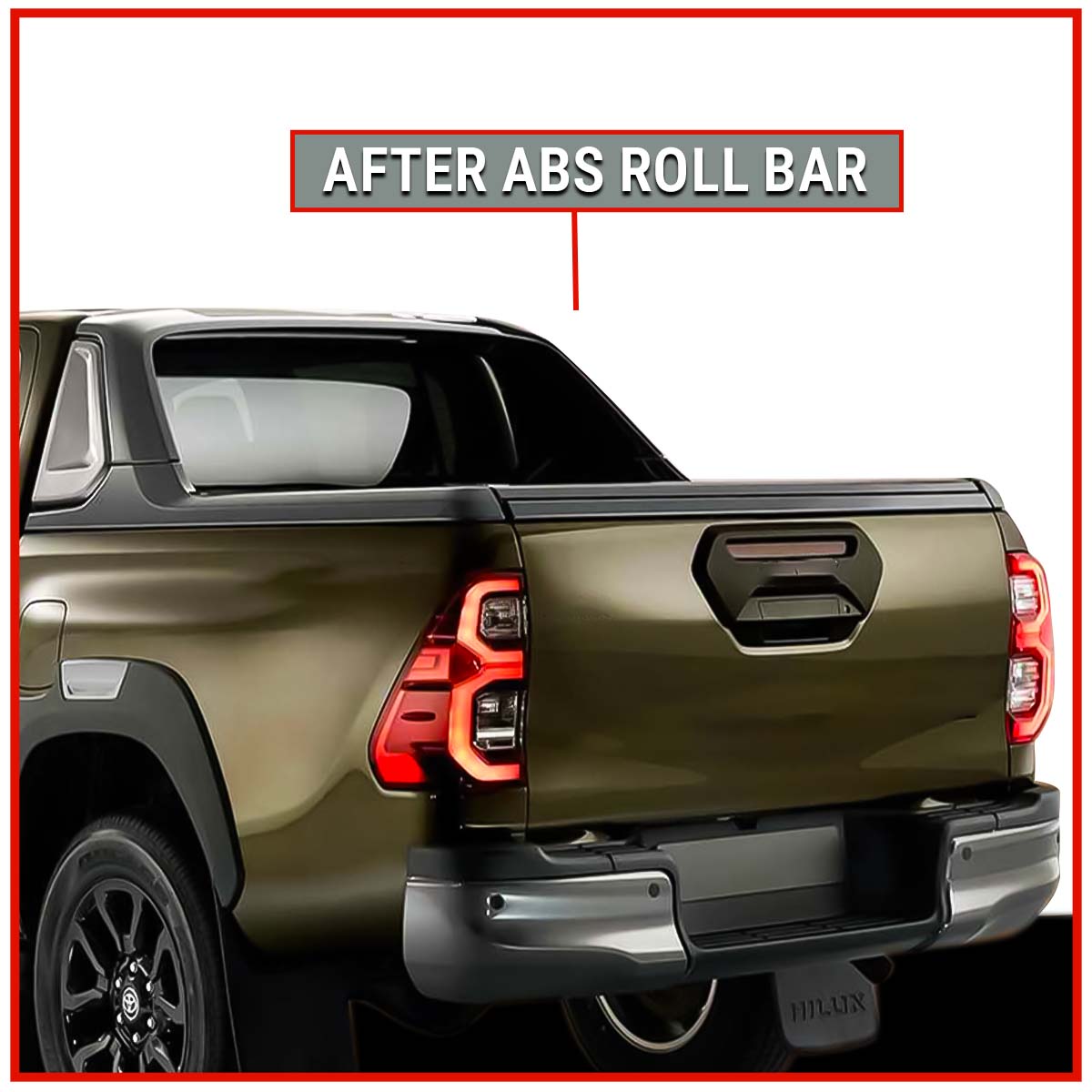 Toyota Hilux Roll Bar | ABS Black