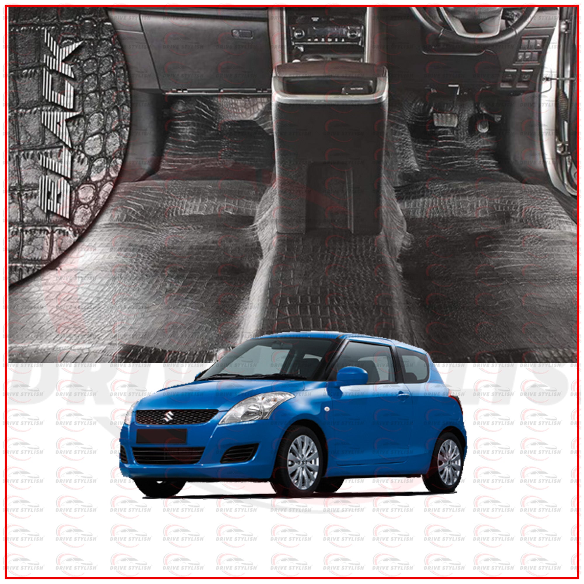Car Flooring Lamination for Maruti Suzuki Swift 2012