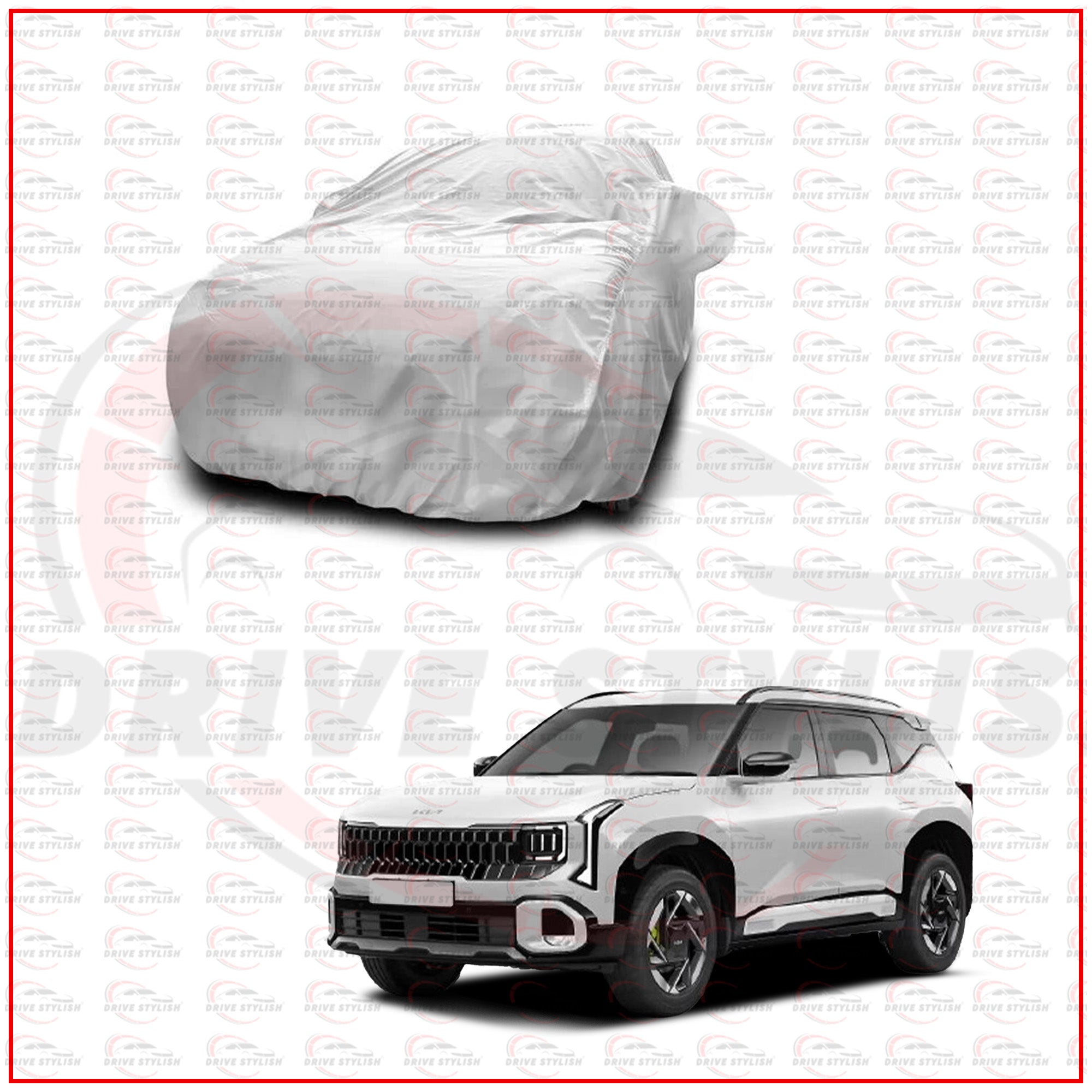 Silver Body Cover for Kia Seltos 2026
