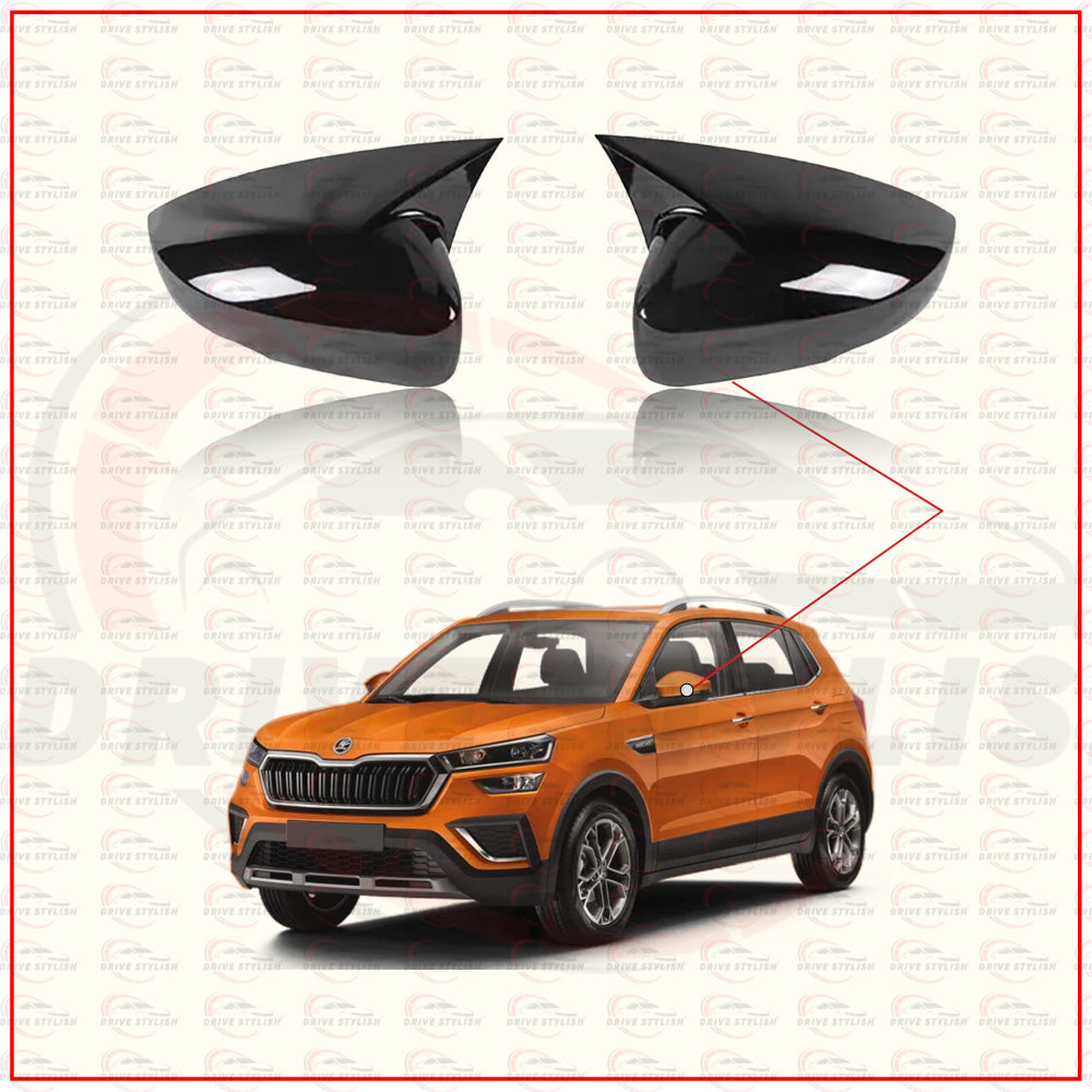 Batman Side Mirror Cover for Skoda Kushaq 2021 Onwards