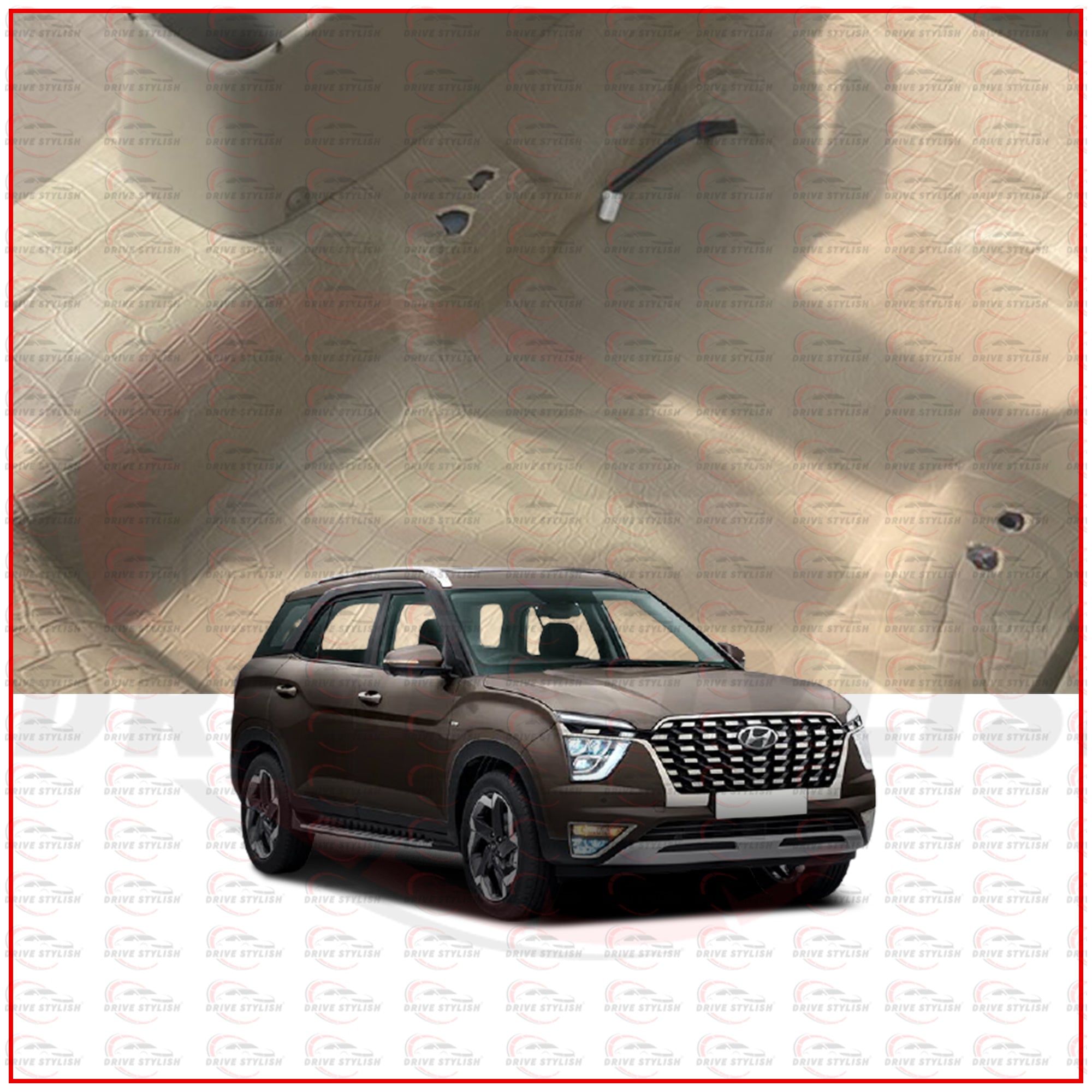 Car Flooring Lamination for the Hyundai Alcazar
