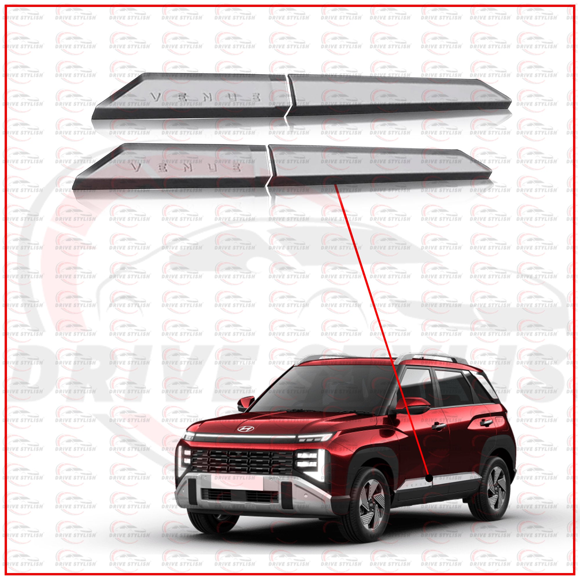 Side Beading for Hyundai Venue 2025 Onwards