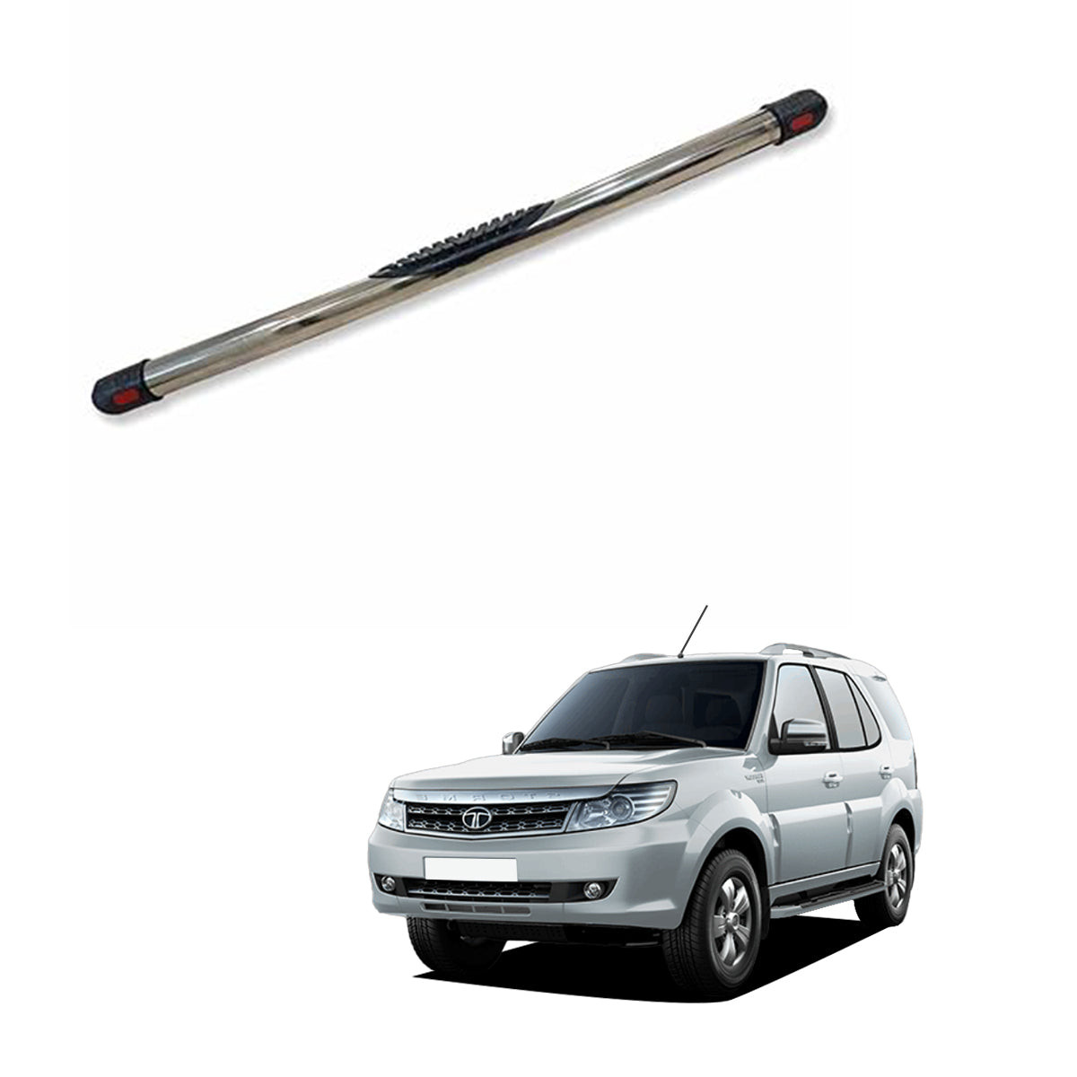 Tata Safari Strom Rear Bumper Guard | Jumbo Style