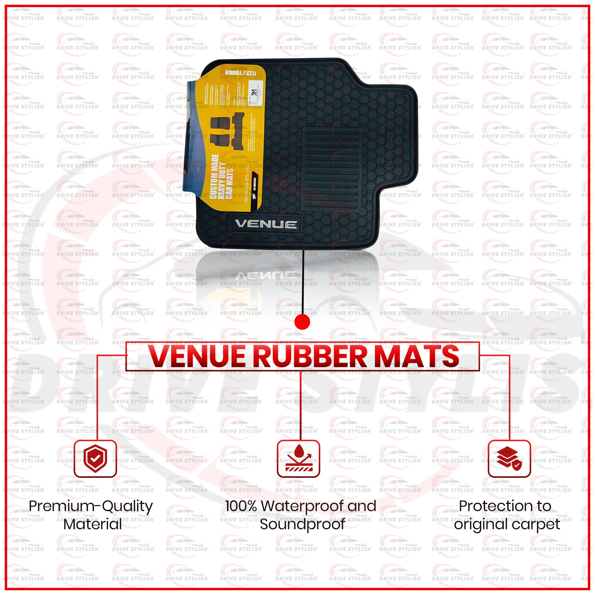 Hyundai Venue rubber Lite Mats