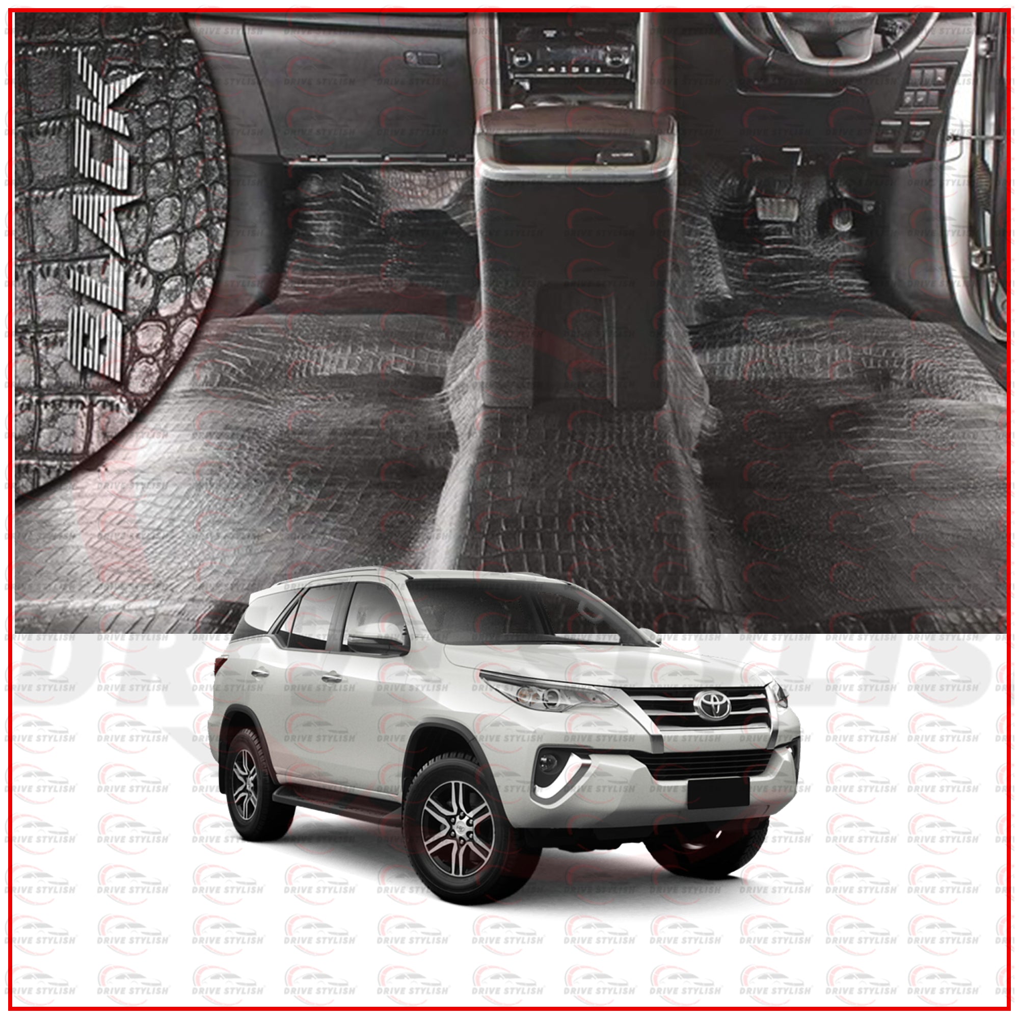 Car Floor Lamination for the Toyota Fortuner 2017