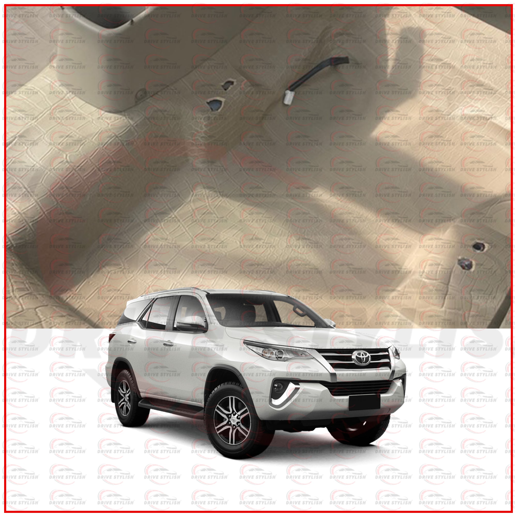 Car Floor Lamination for the Toyota Fortuner 2017