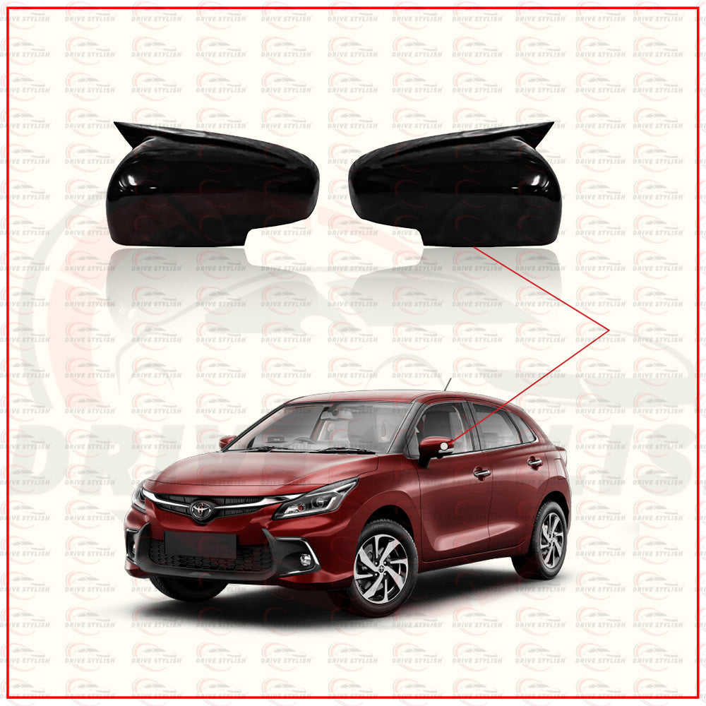 Batman Side Mirror Cover for Toyota Glanza 2020 Onwards