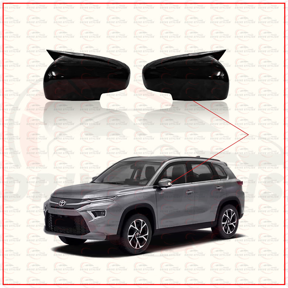 Batman Side Mirror Cover for Toyota Hyryder 2022 Onwards