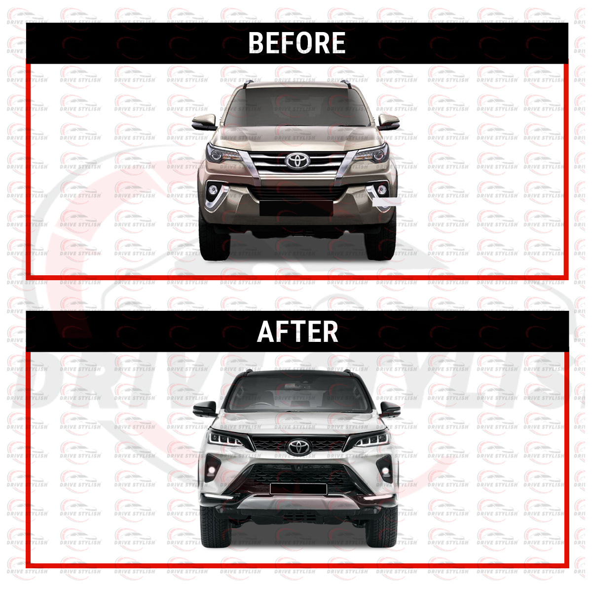 Fortuner 2016 to Legender Kit