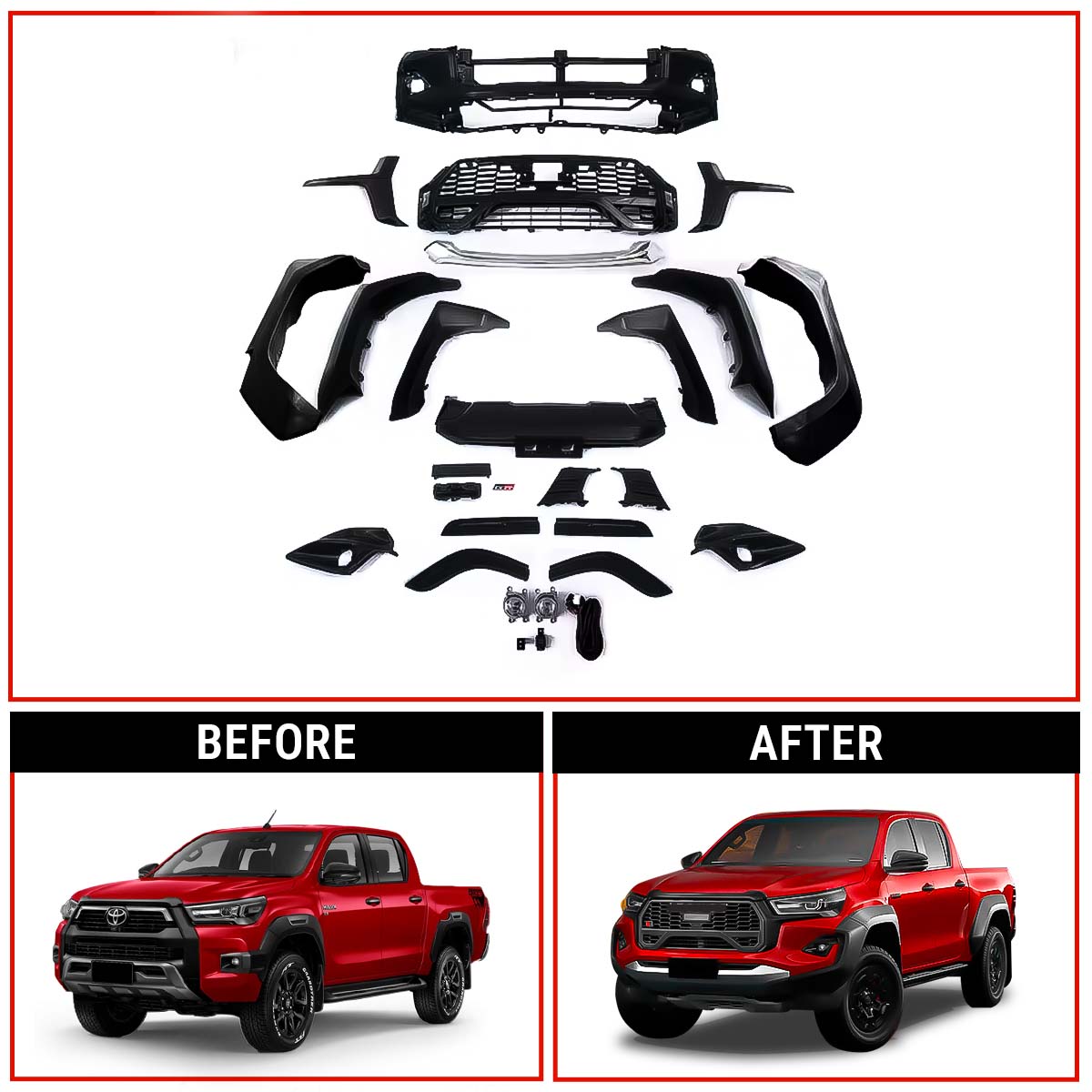 Toyota Hilux GR Sport Body Kit