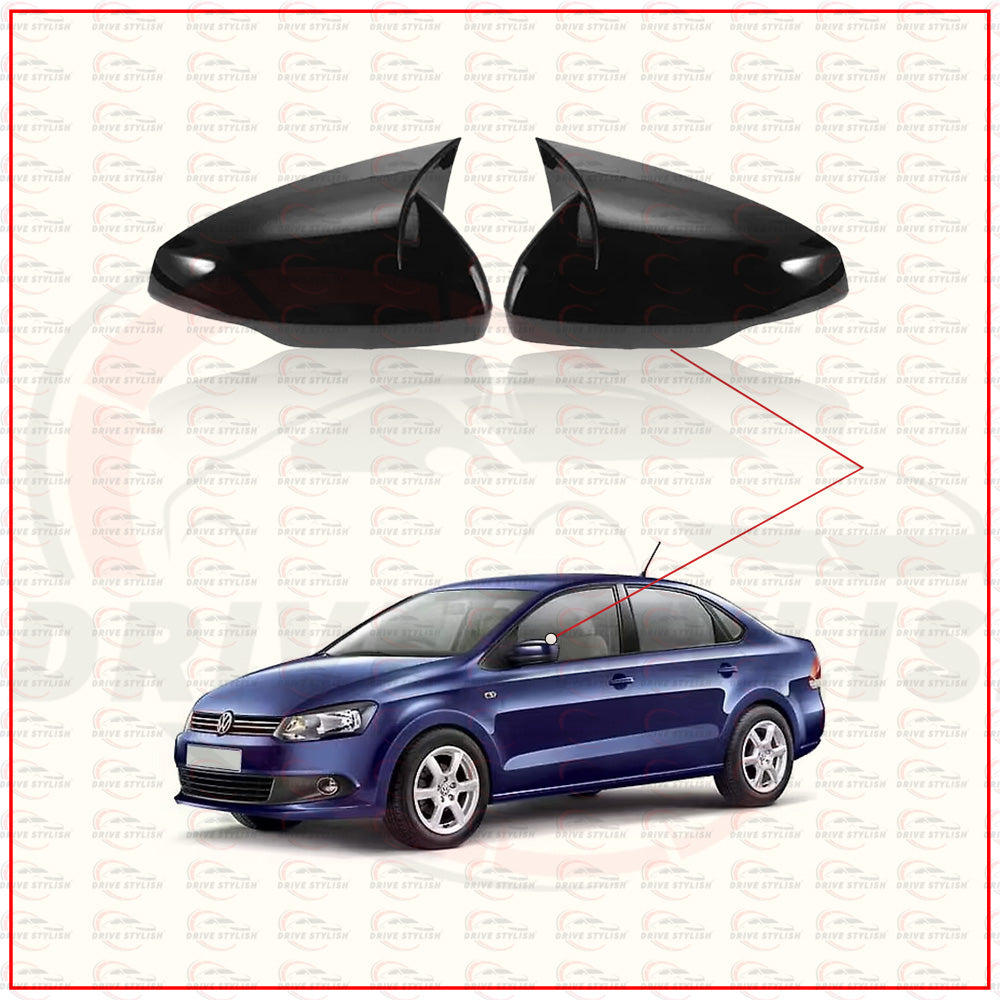 Batman Side Mirror Cover for Volkswagen Vento 2014 Onwards