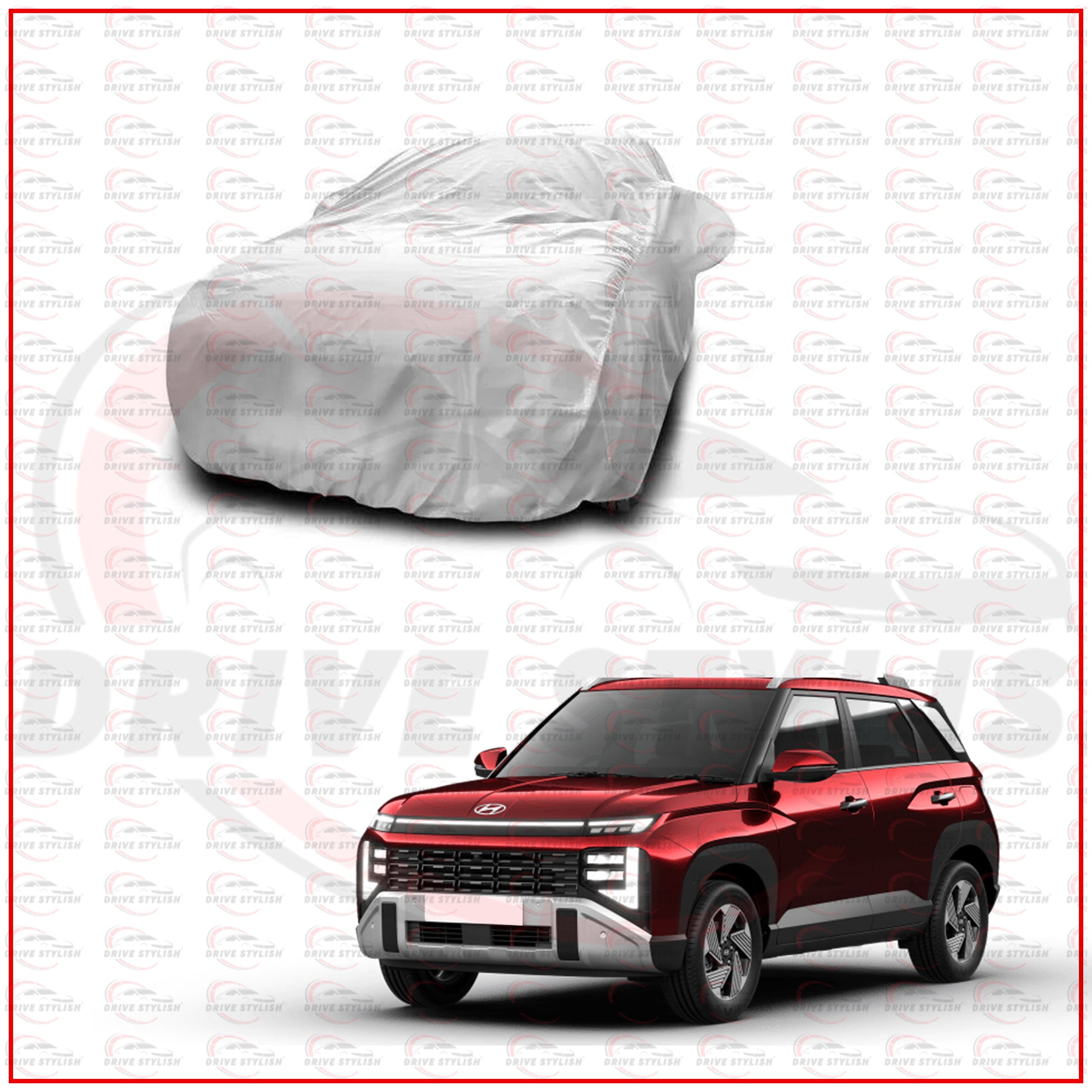 Silver Body Cover for Hyundai Venue 2025 Onwards